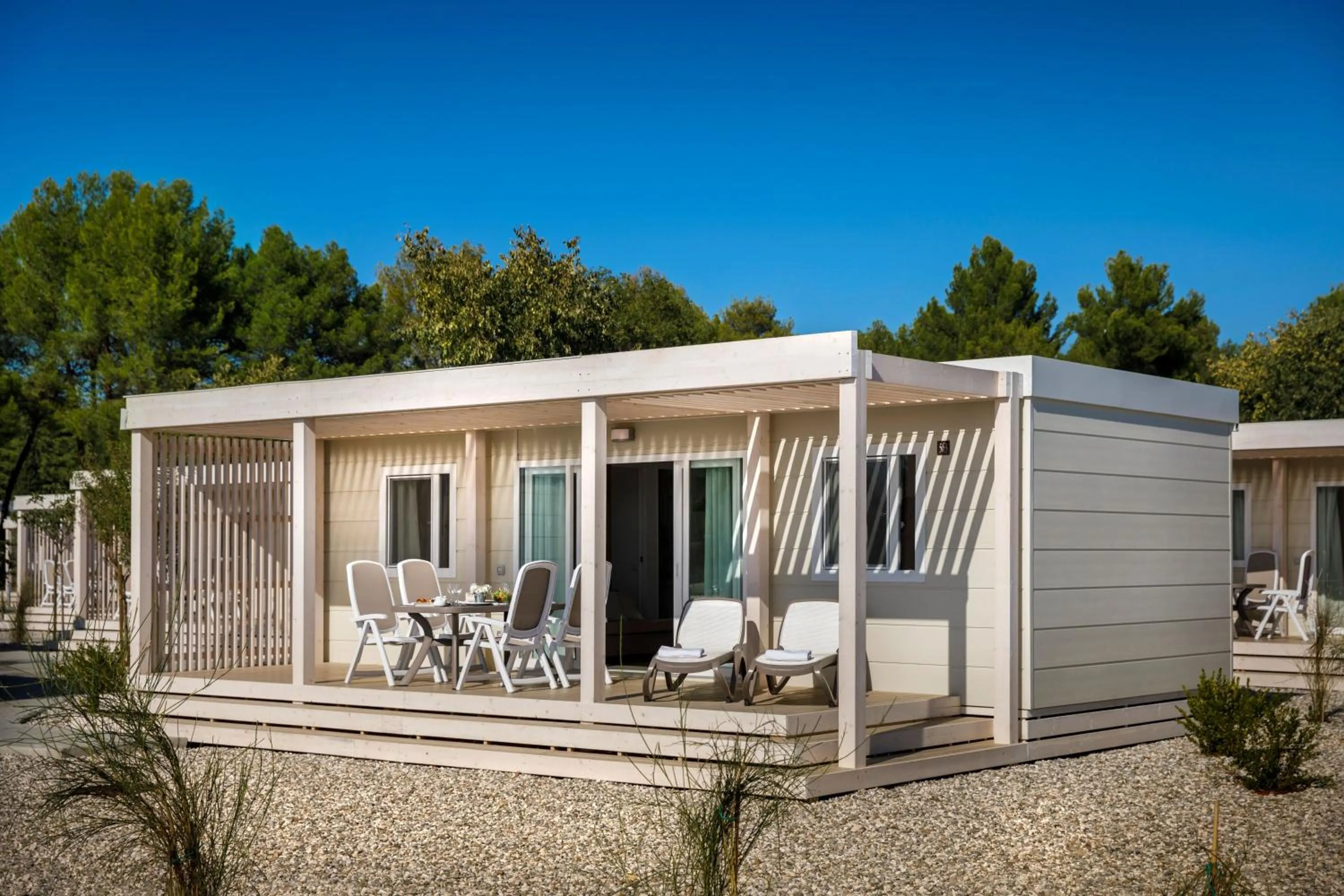 Balcony/Terrace in Maistra Camping Valkanela Mobile homes