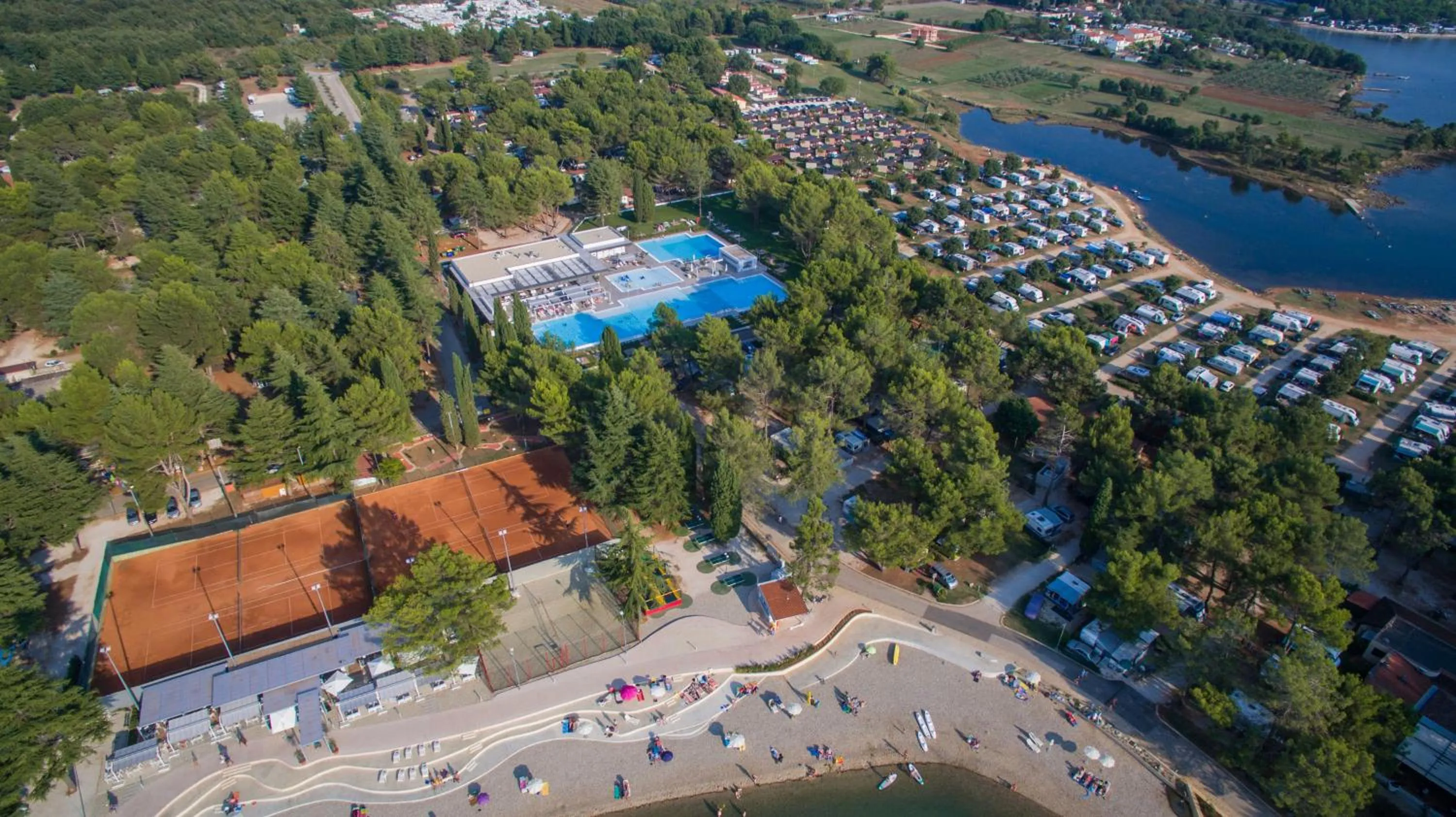 Natural landscape in Maistra Camping Valkanela Mobile homes