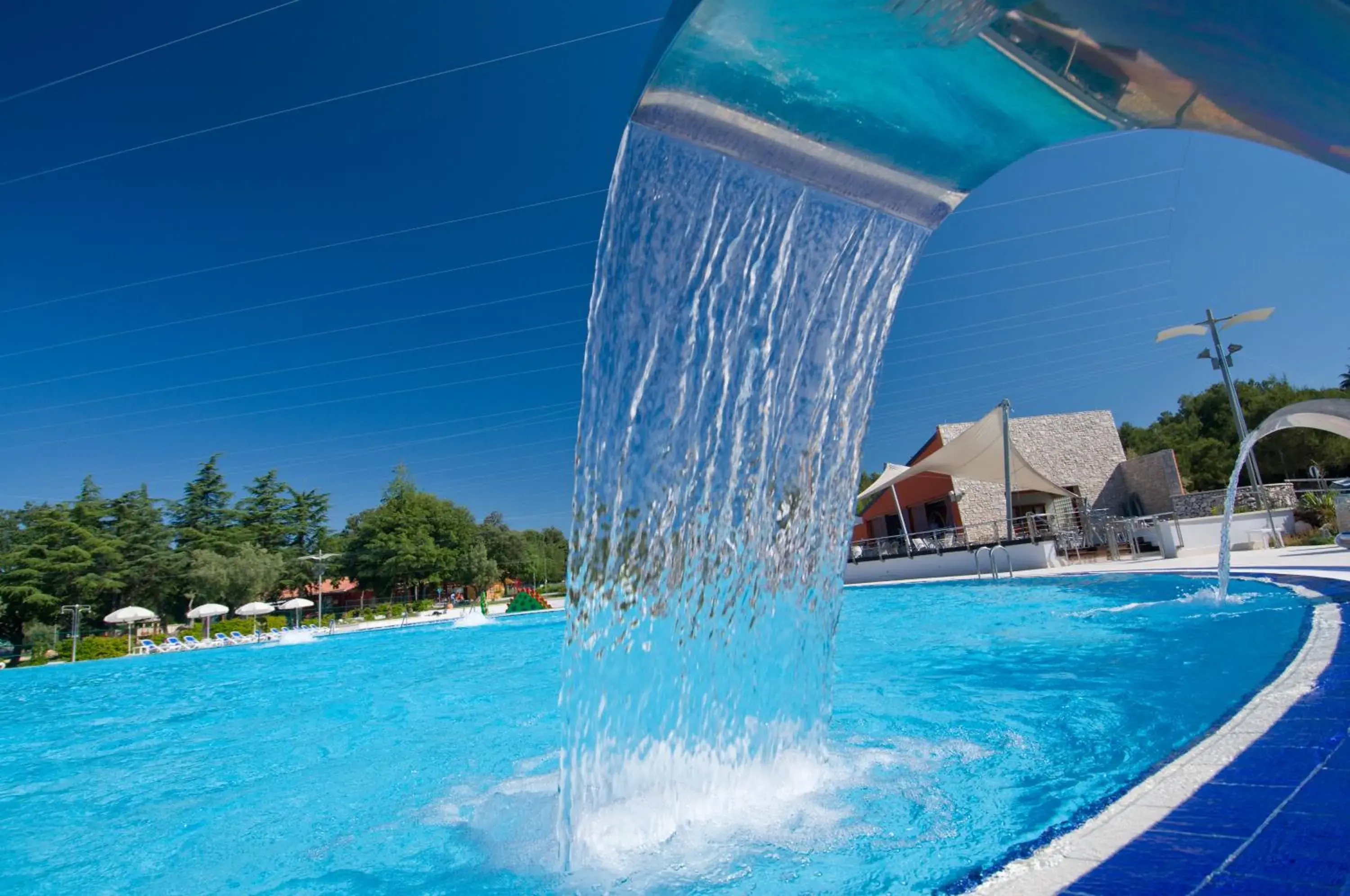 Swimming pool in Maistra Camping Polari Mobile homes Swimming pool in Maistra Camping Polari Mobile homes