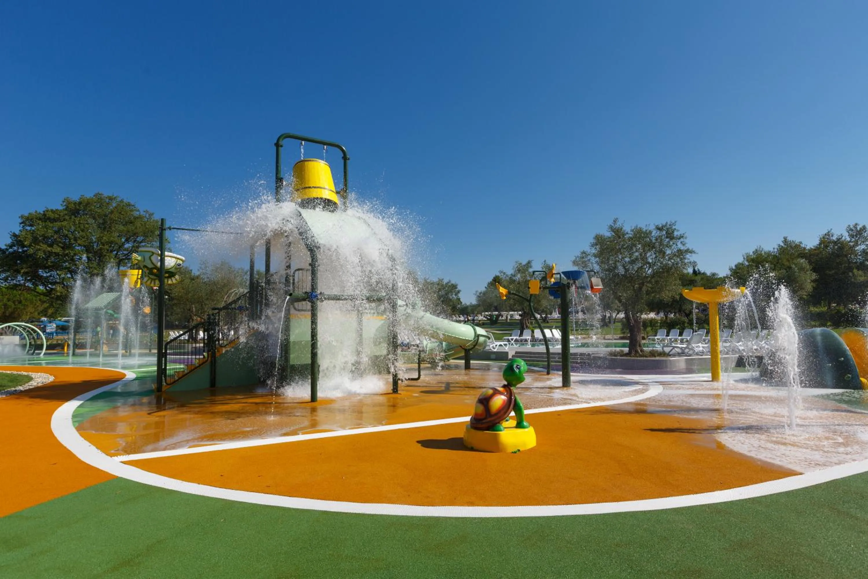 Aqua park in Maistra Camping Polari Mobile homes