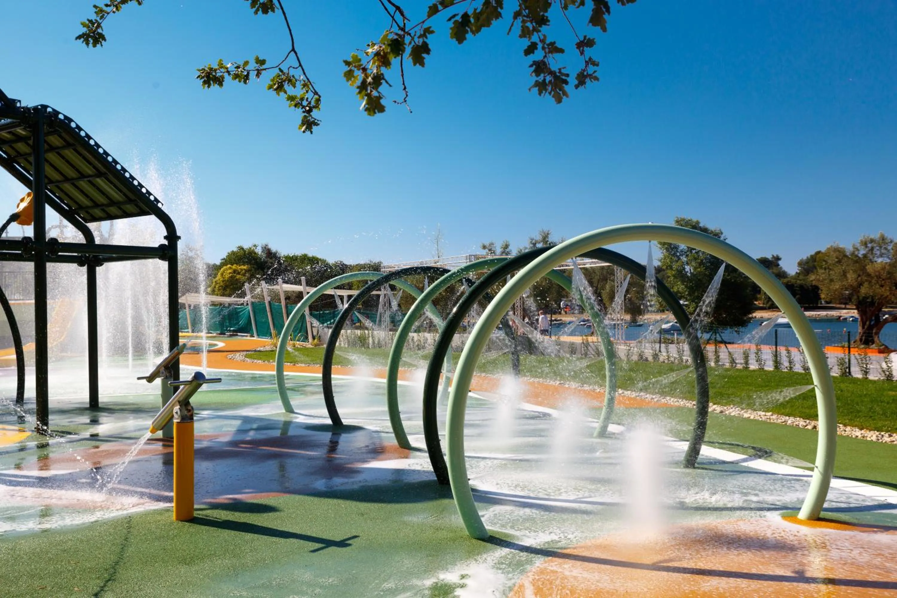 Aqua park in Maistra Camping Polari Mobile homes