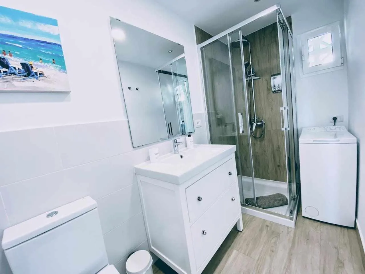 Shower in Loft on the beach Corralejo iRent Fuerteventura