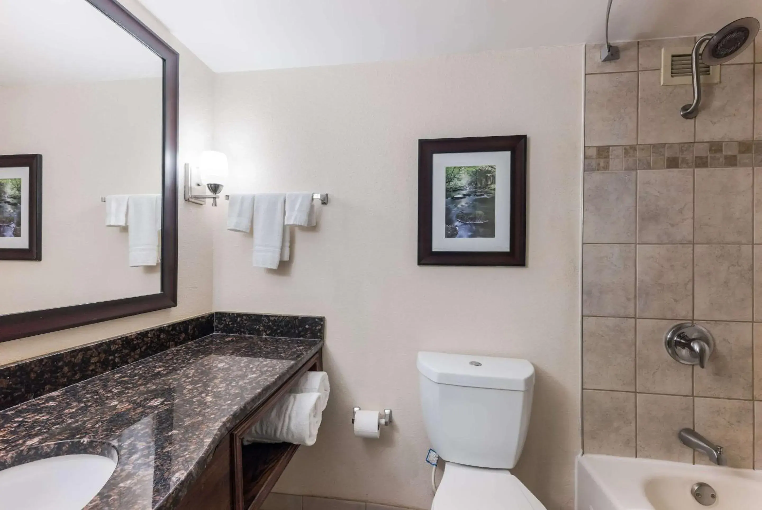 Bedroom, Bathroom in Clarion Hotel & Suites Mount Laurel