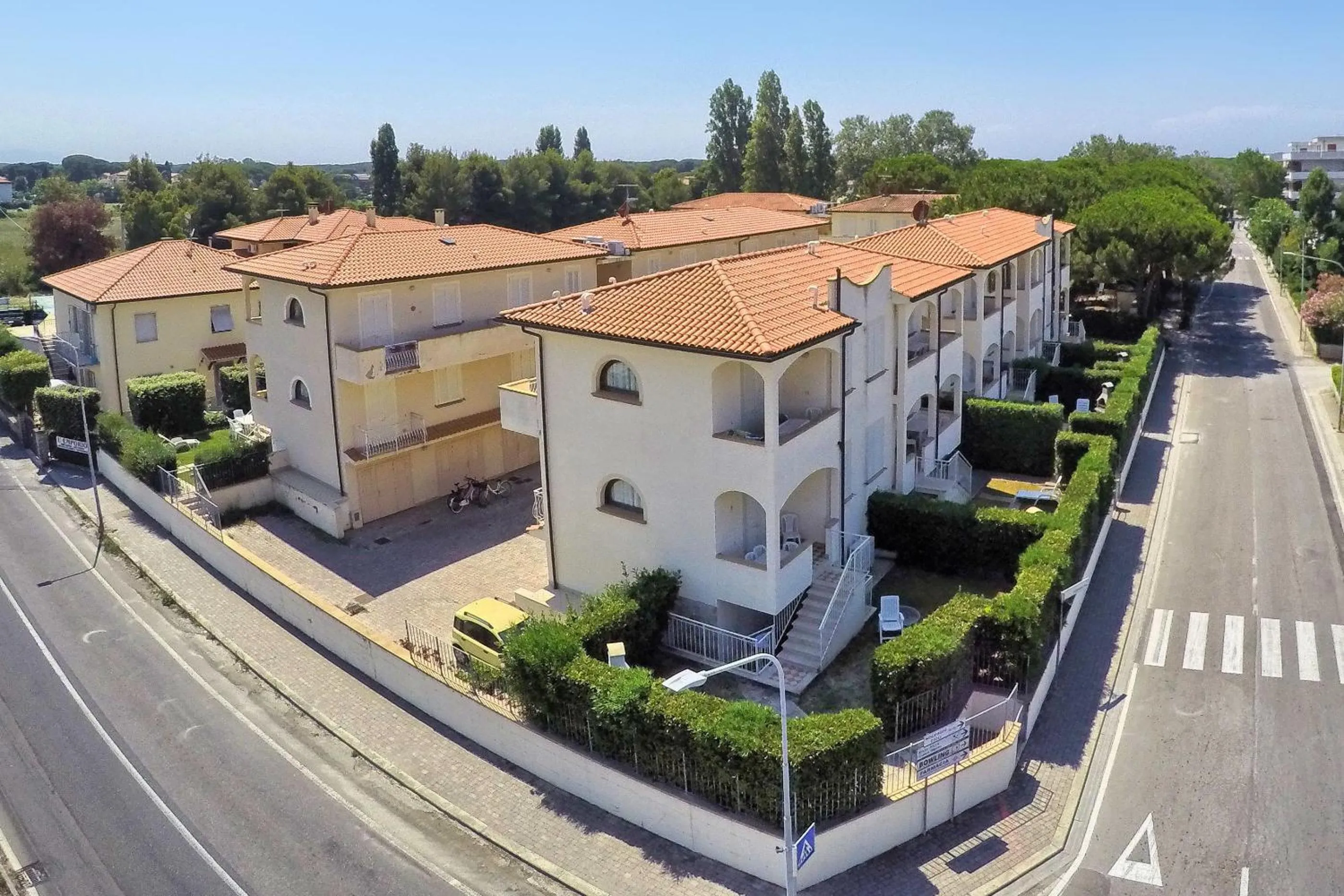 Bird's eye view in Villetta Tina