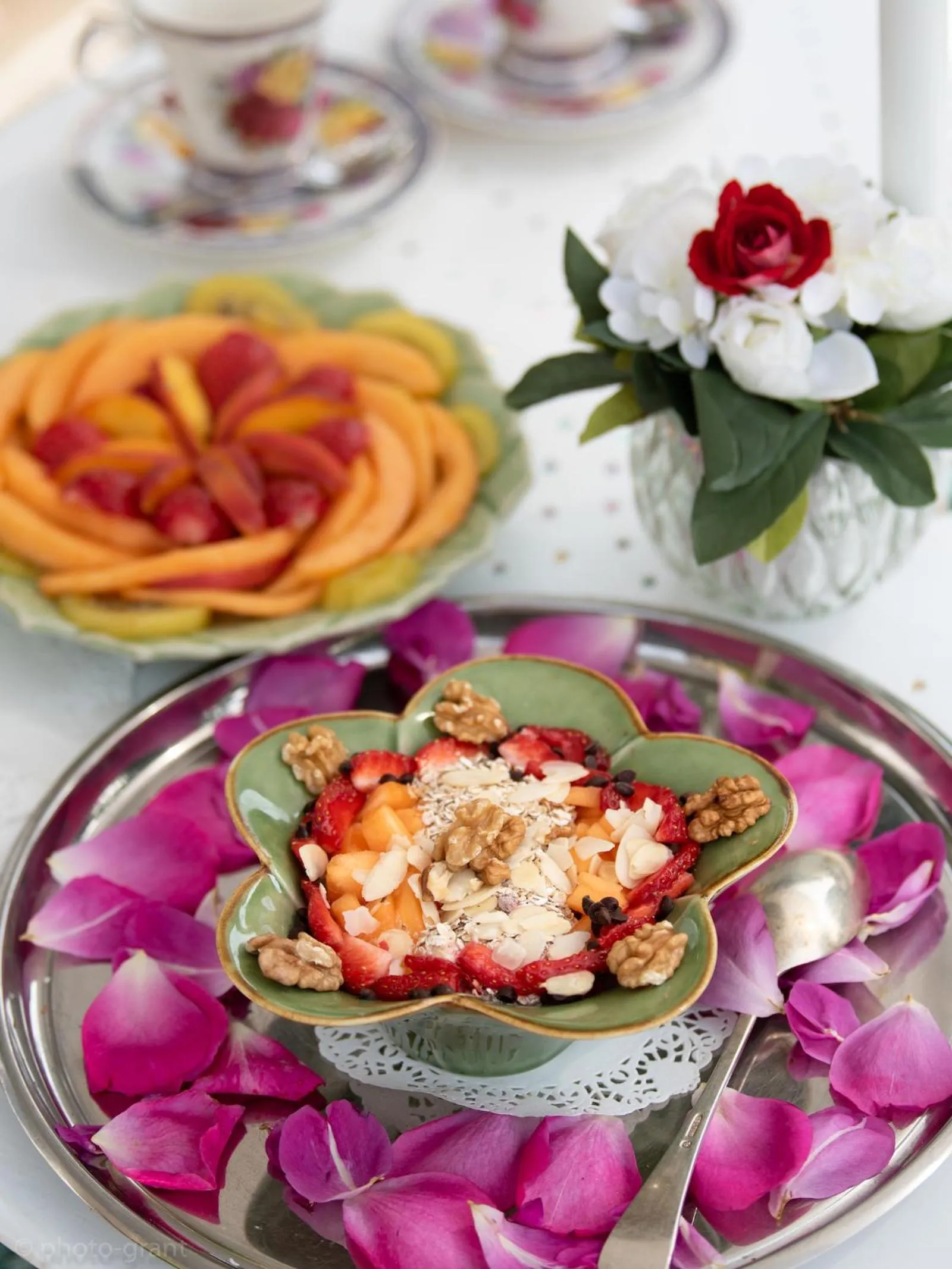 Breakfast in Maison d'hôtes de charme La Rose de Ducey près du Mont Saint Michel