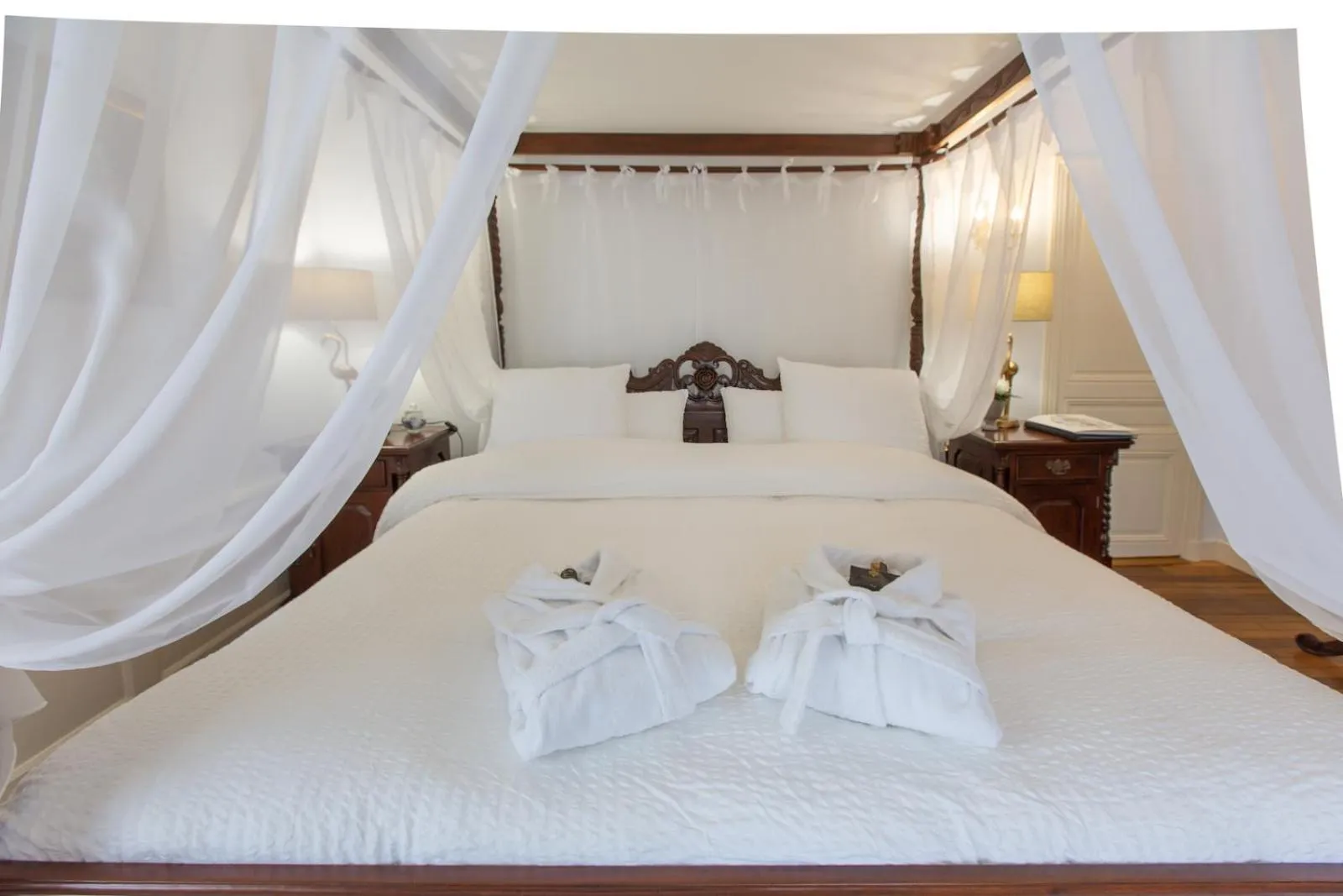 Bed in Maison d'hôtes de charme La Rose de Ducey près du Mont Saint Michel