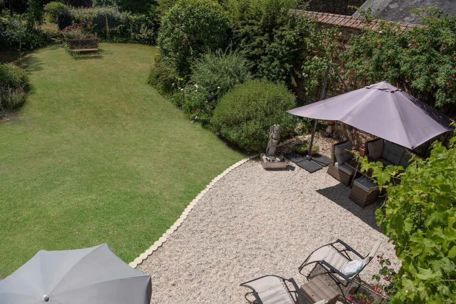 Patio in Maison d'hôtes de charme La Rose de Ducey près du Mont Saint Michel