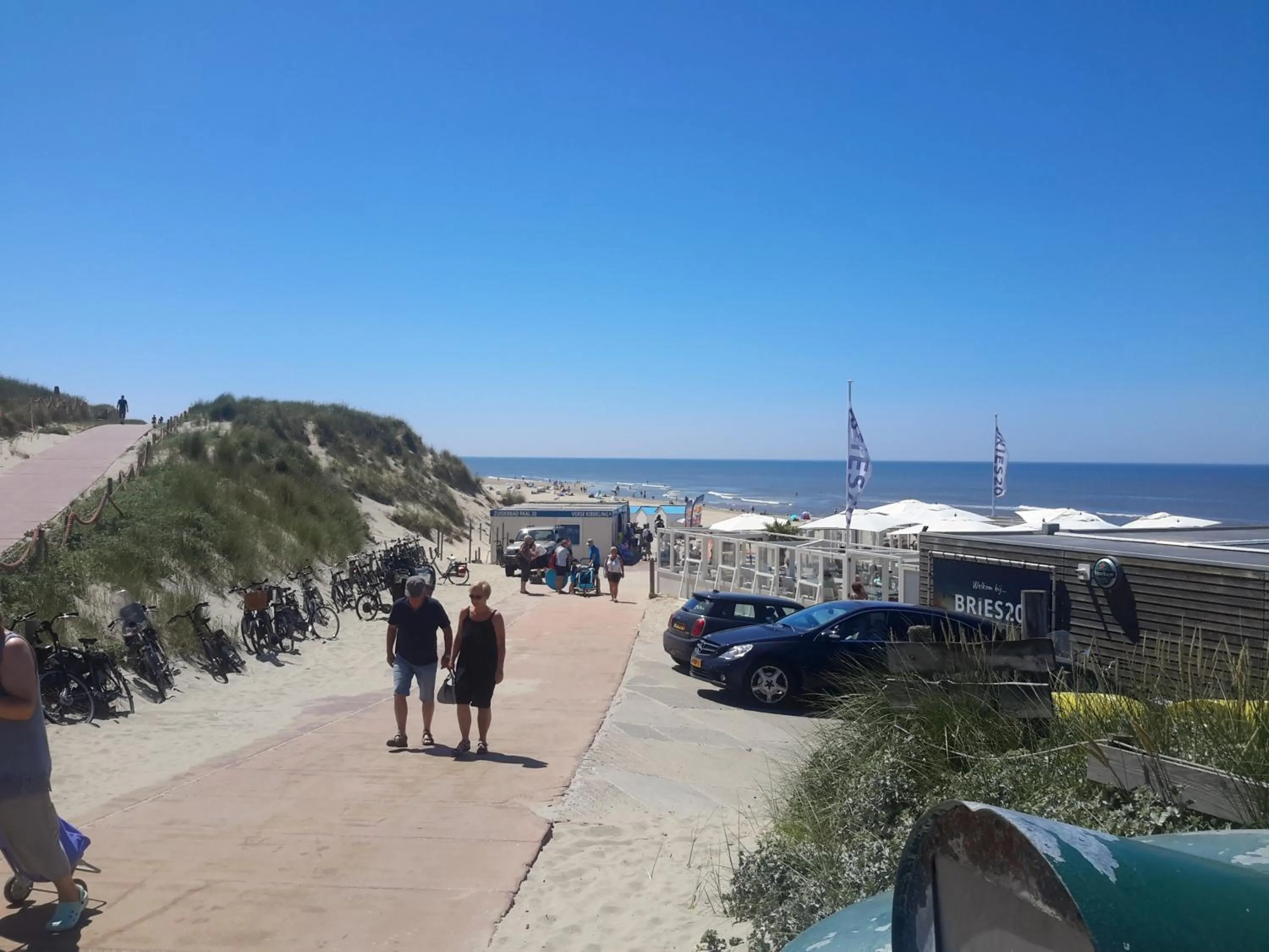 Beach in Strandhuussie Texel