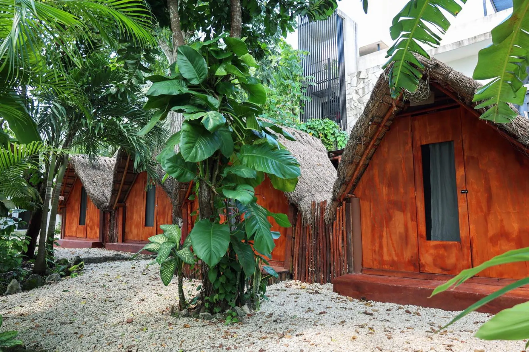 Property building in El Búho Bacalar Eco-Cabañas Hostal
