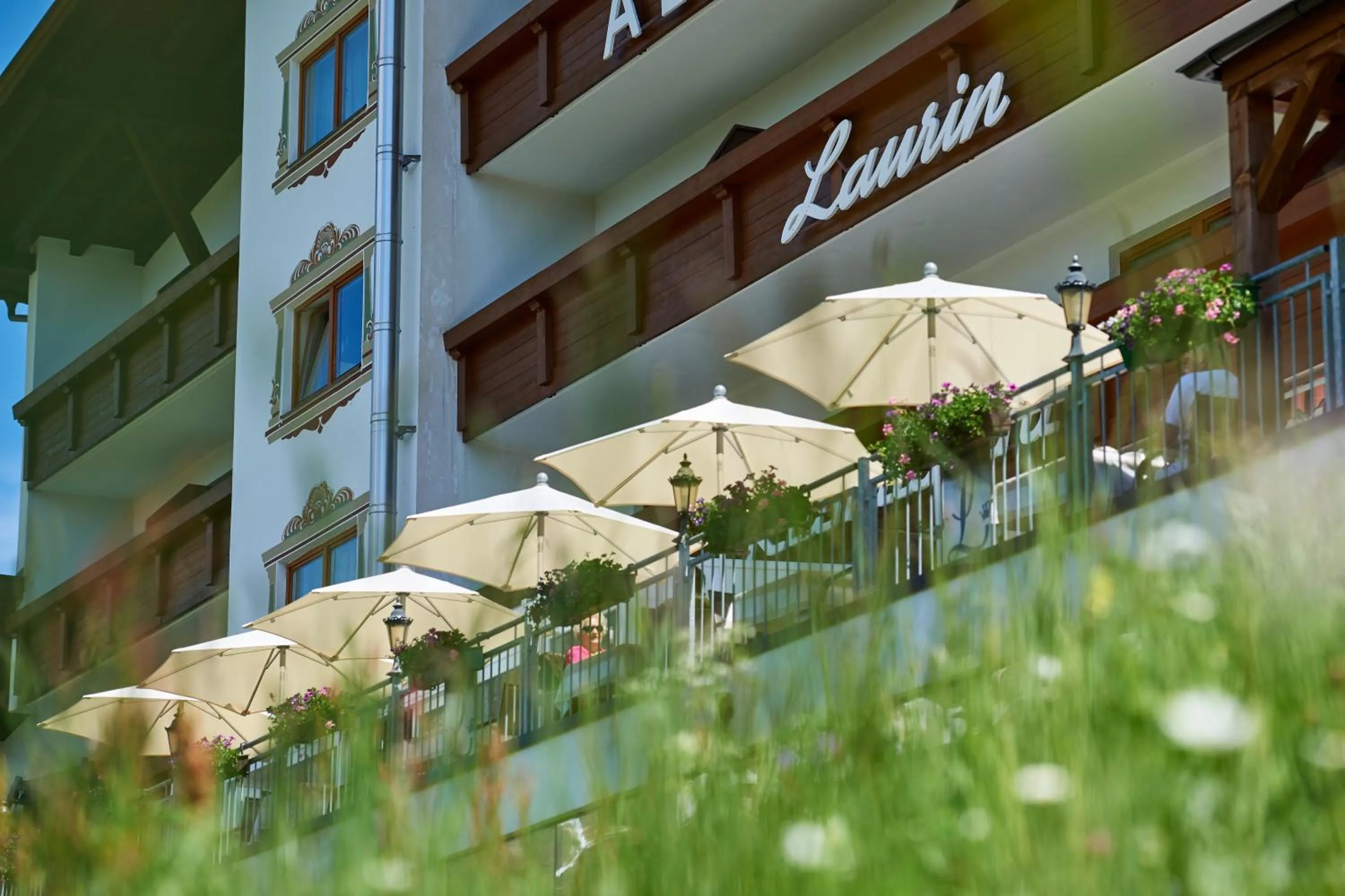Balcony/Terrace in Alpenhotel Laurin