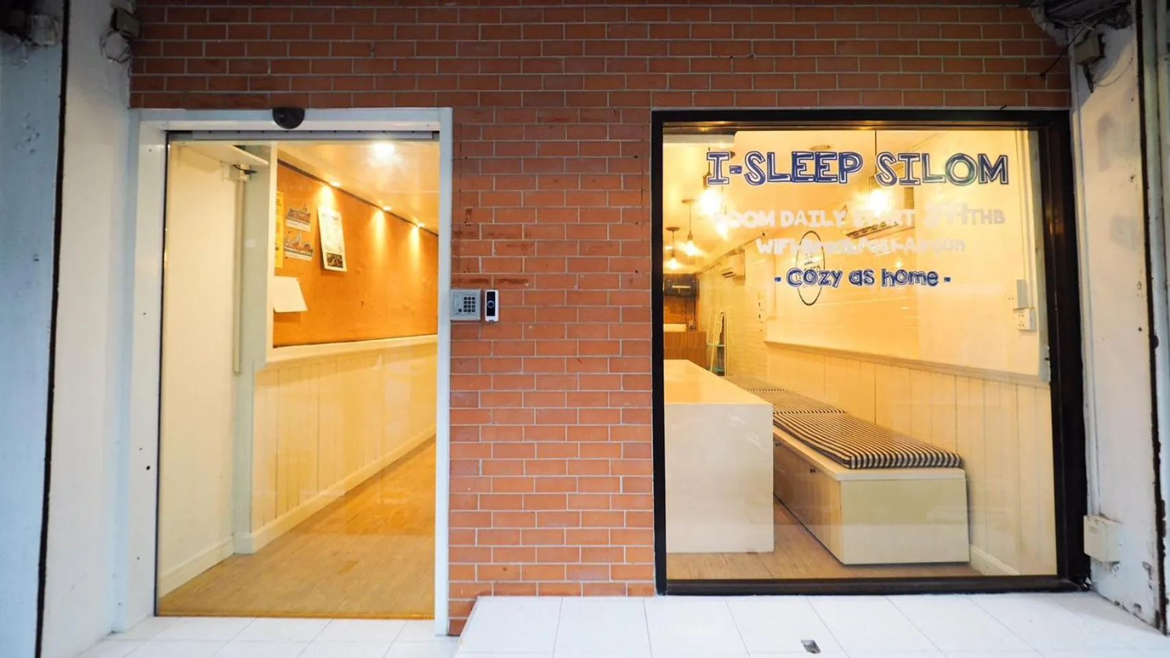 Facade/entrance in I-Sleep Silom Hostel