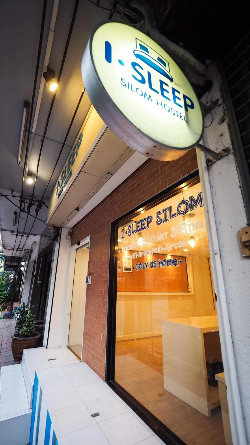 Property building in I-Sleep Silom Hostel