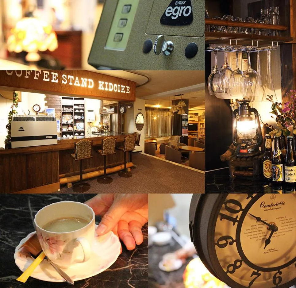 Lobby or reception in Kidoike Onsen Hotel