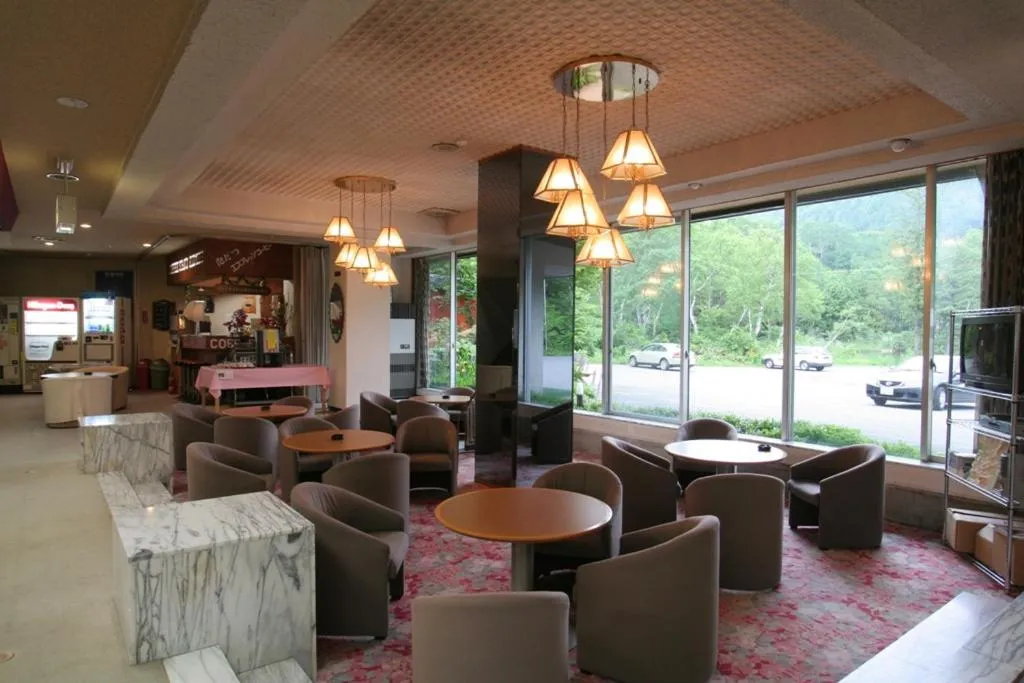 Communal lounge/ TV room in Kidoike Onsen Hotel