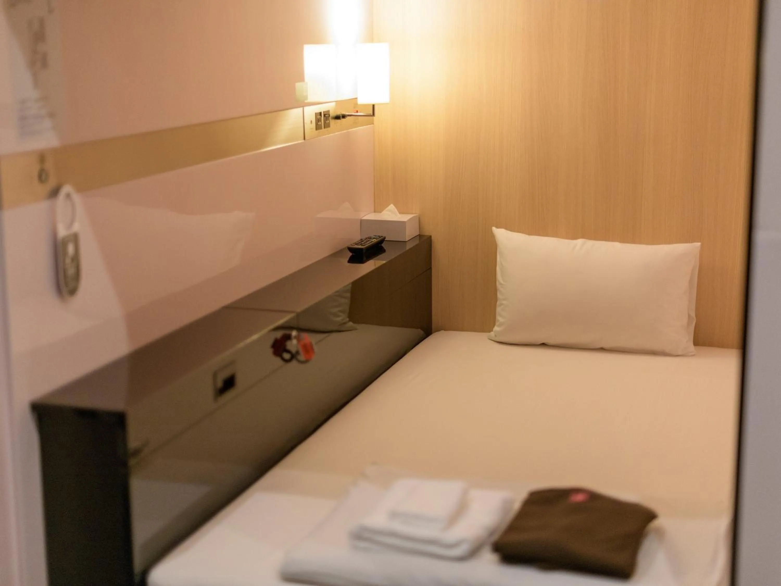 Photo of the whole room, Bed in FIRSTCABIN Kyoto Nijojo