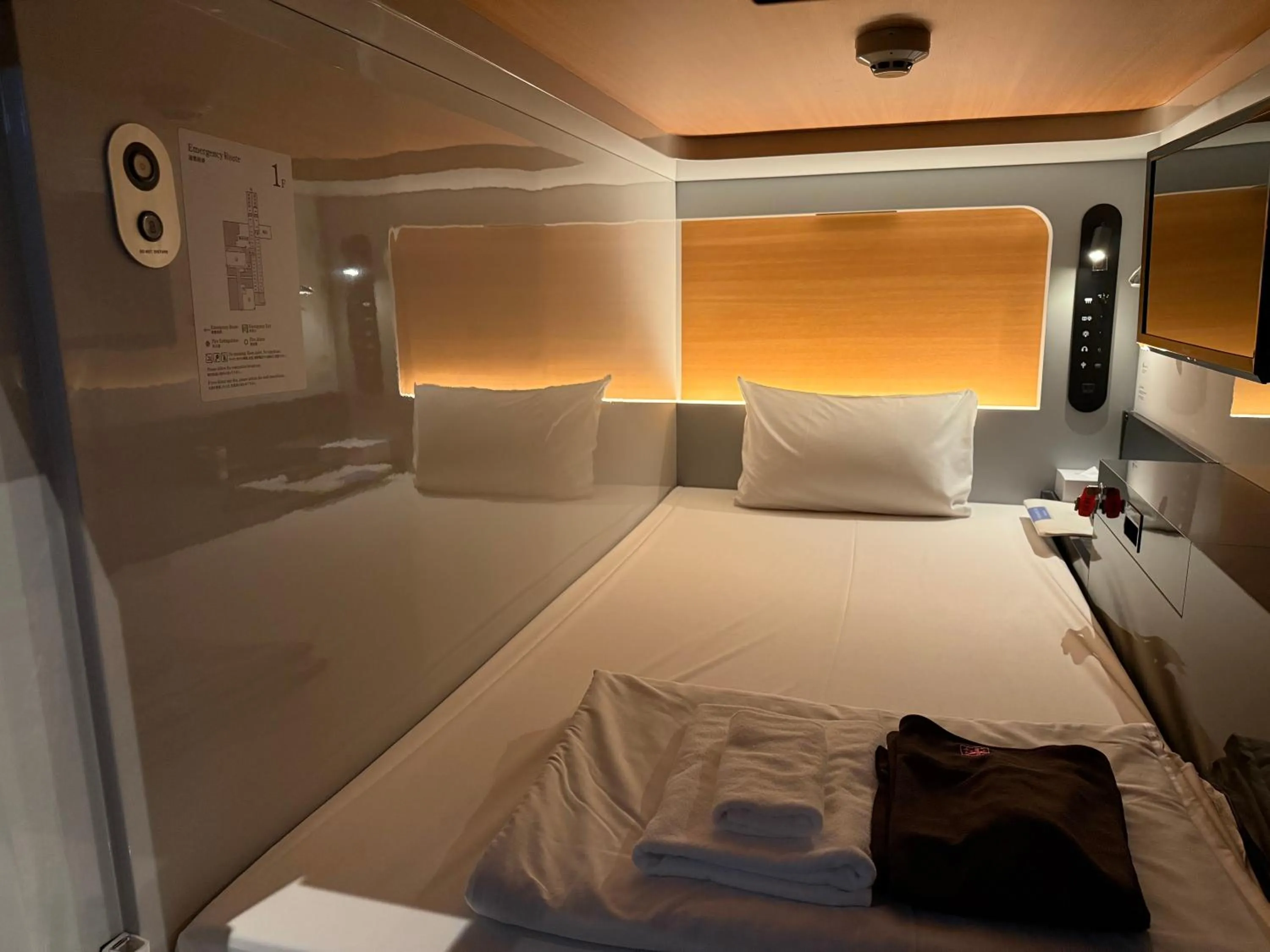 Photo of the whole room, Bed in FIRSTCABIN Kyoto Nijojo