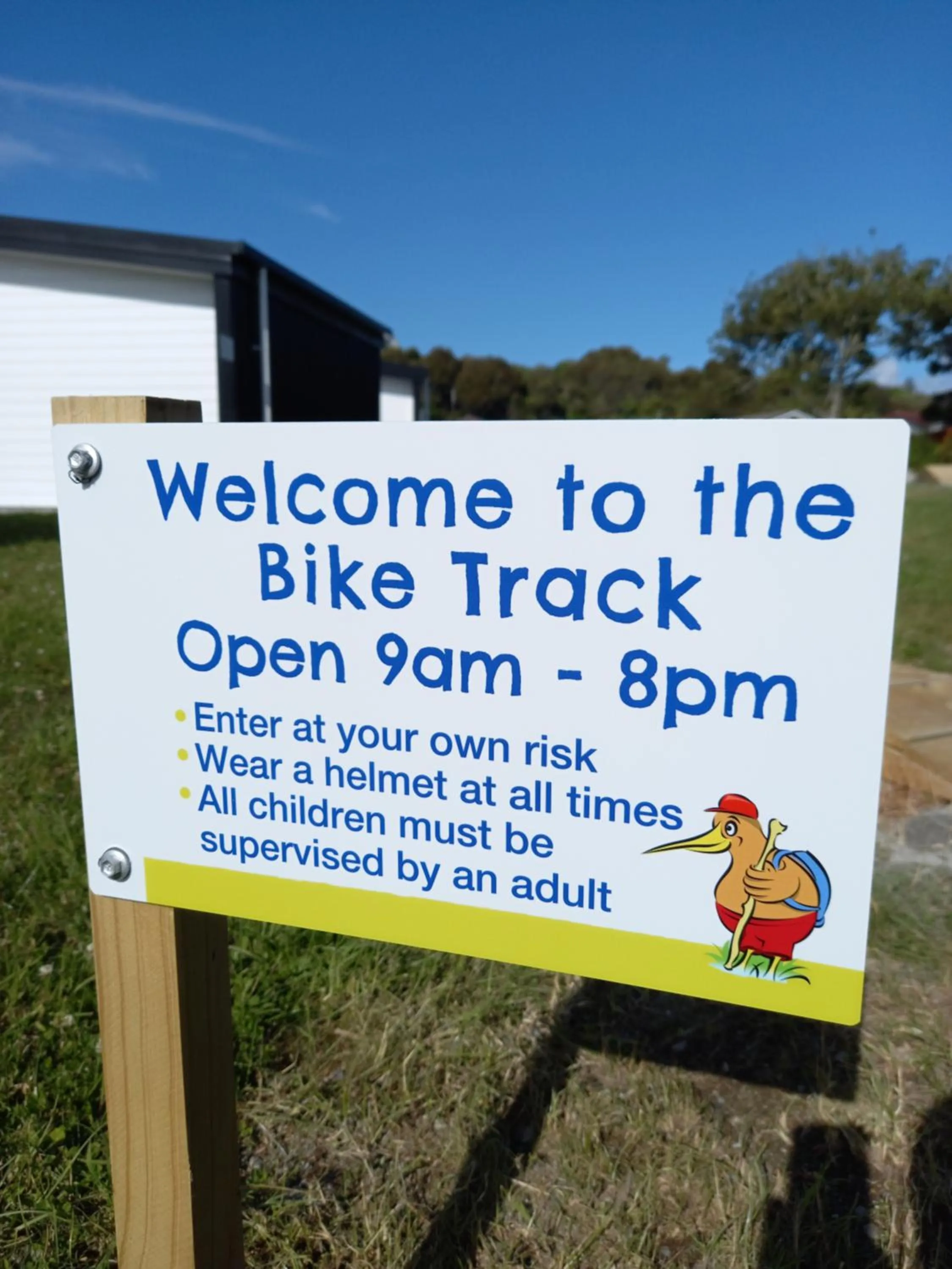 Cycling in Hokitika's Kiwi Holiday Park and Motels