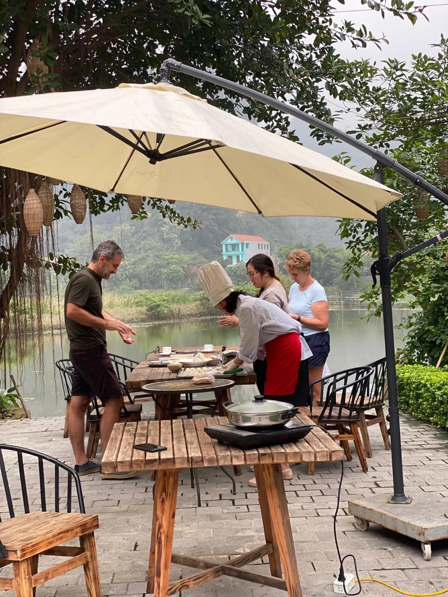 People in Tam Coc La Montagne Resort & Spa Ninh Binh