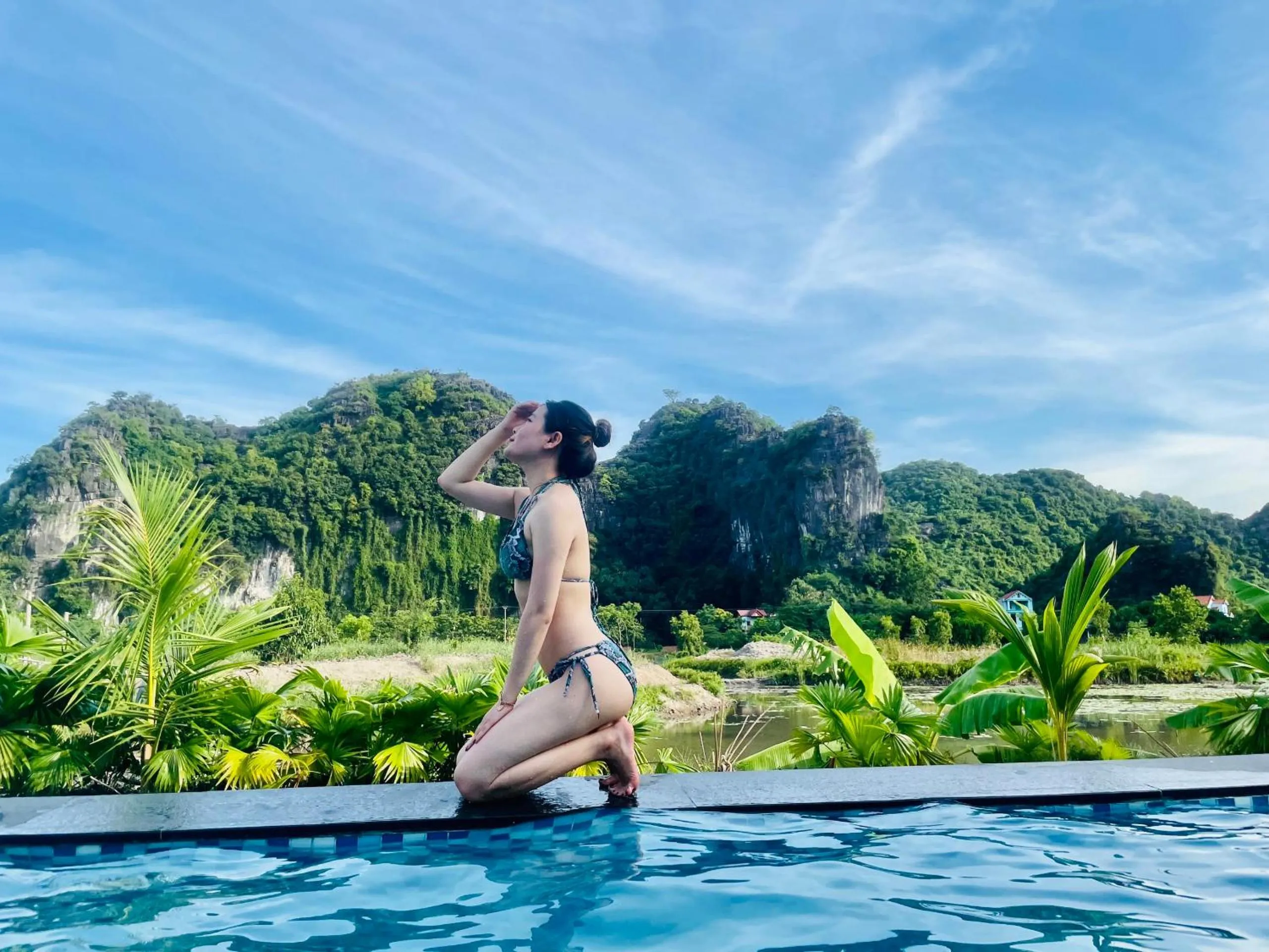 Swimming pool in Tam Coc La Montagne Resort & Spa Ninh Binh