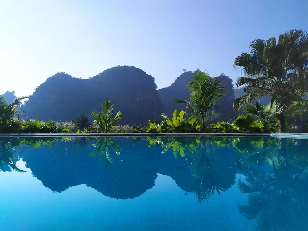 Swimming pool in Tam Coc La Montagne Resort & Spa Ninh Binh