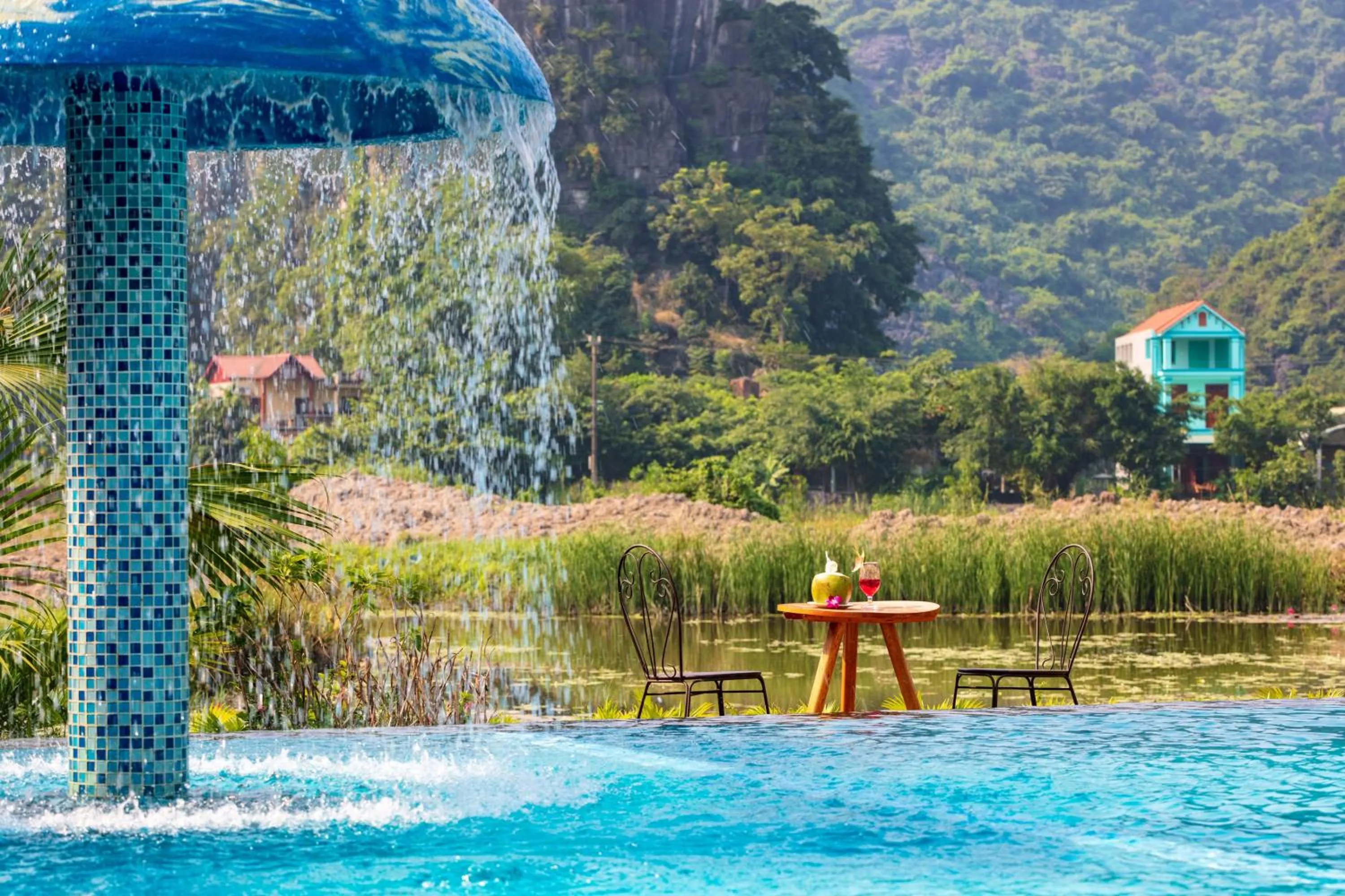 Swimming pool in Tam Coc La Montagne Resort & Spa Ninh Binh