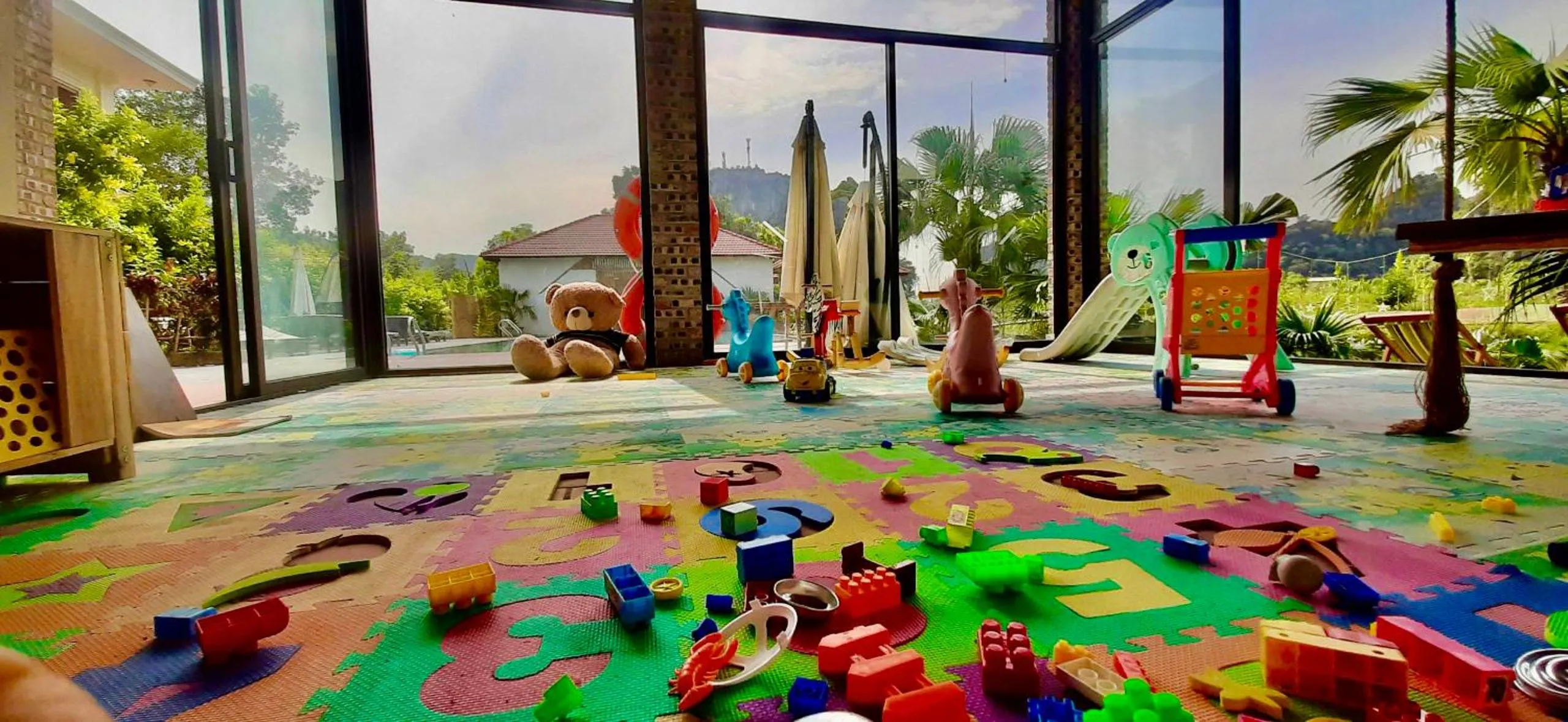 Children play ground in Tam Coc La Montagne Resort & Spa Ninh Binh