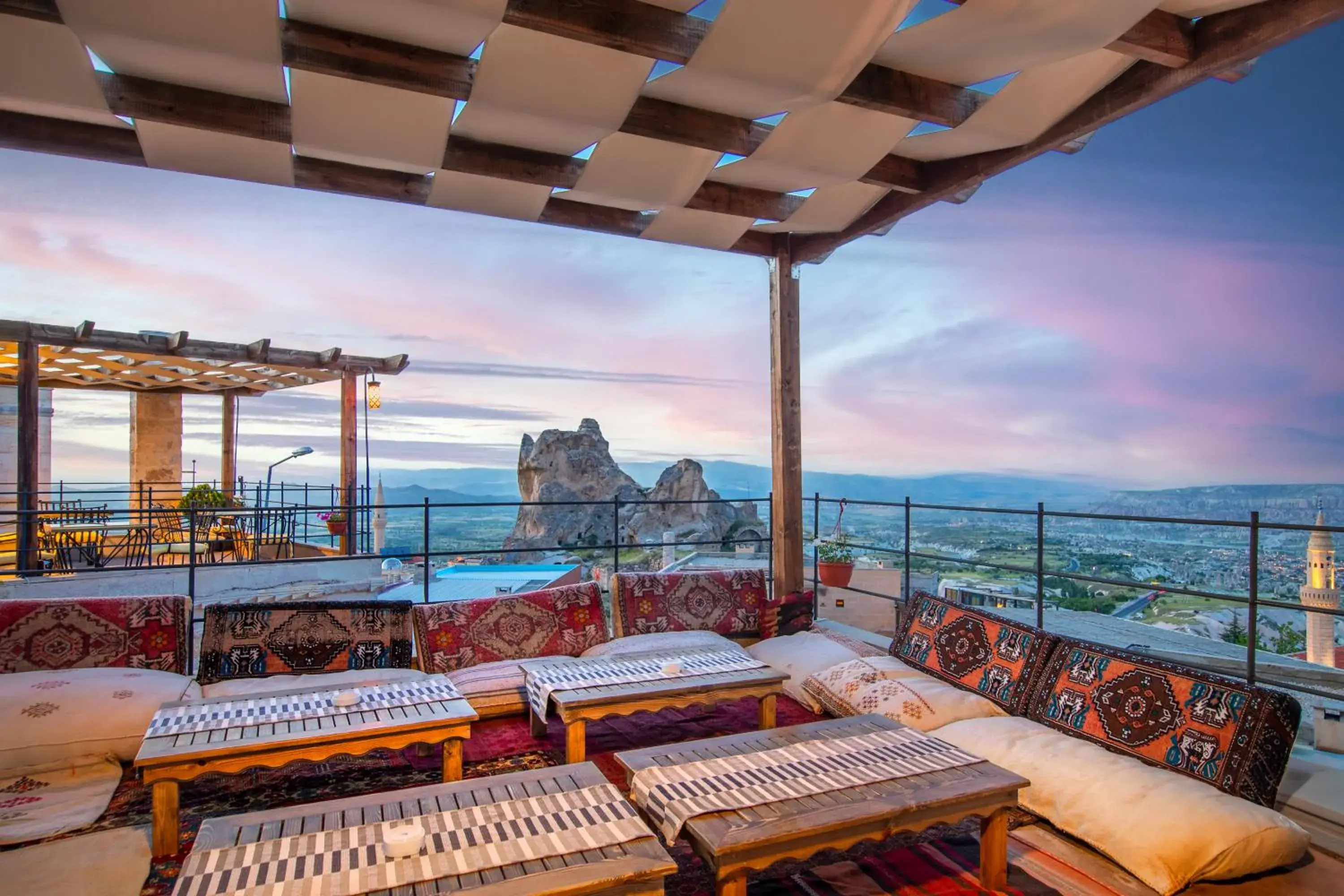 Balcony/Terrace, Bed in The Rupestral House Hotel Balcony/Terrace, Bed in The Rupestral House Hotel