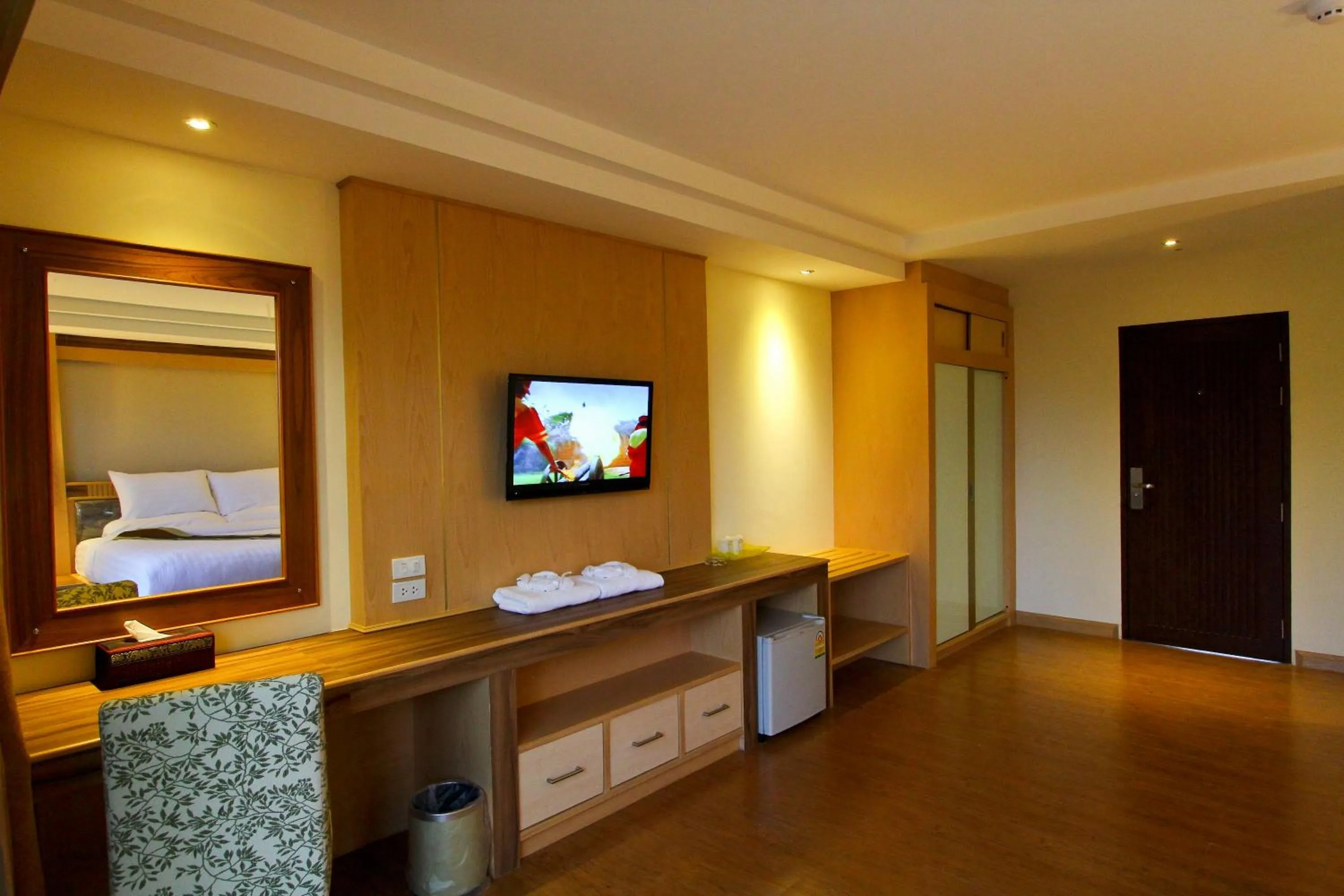 TV and multimedia, Bed in Kitlada Hotel Udonthani