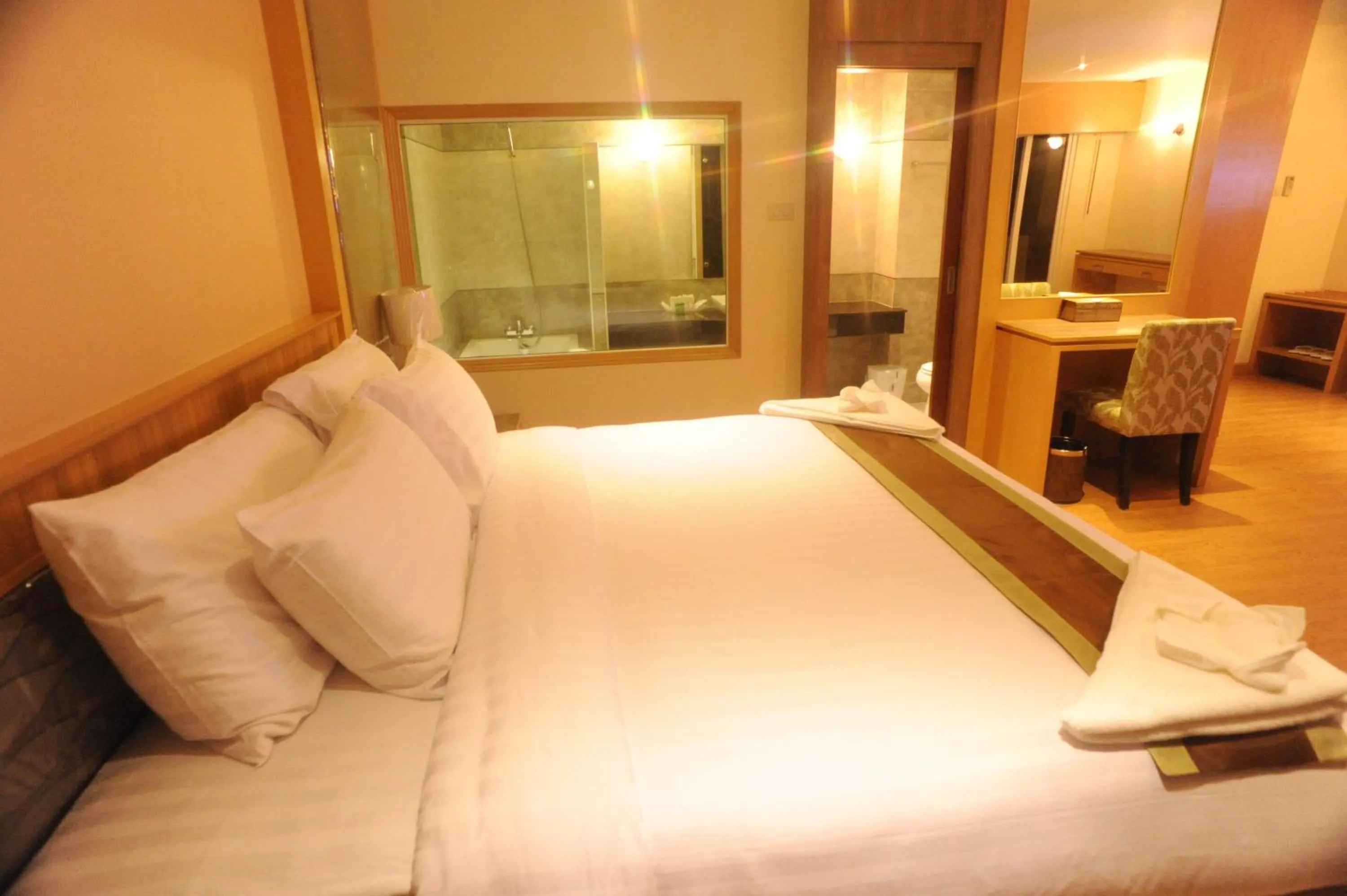 Bed in Kitlada Hotel Udonthani