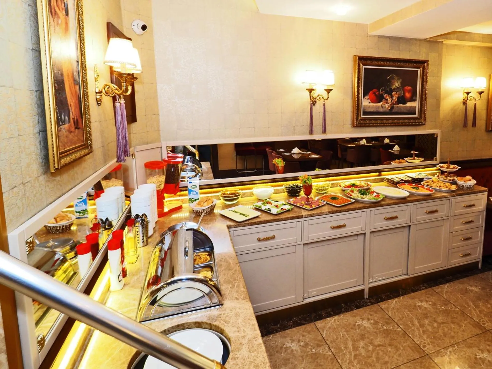 Buffet breakfast in Elysion Hotel