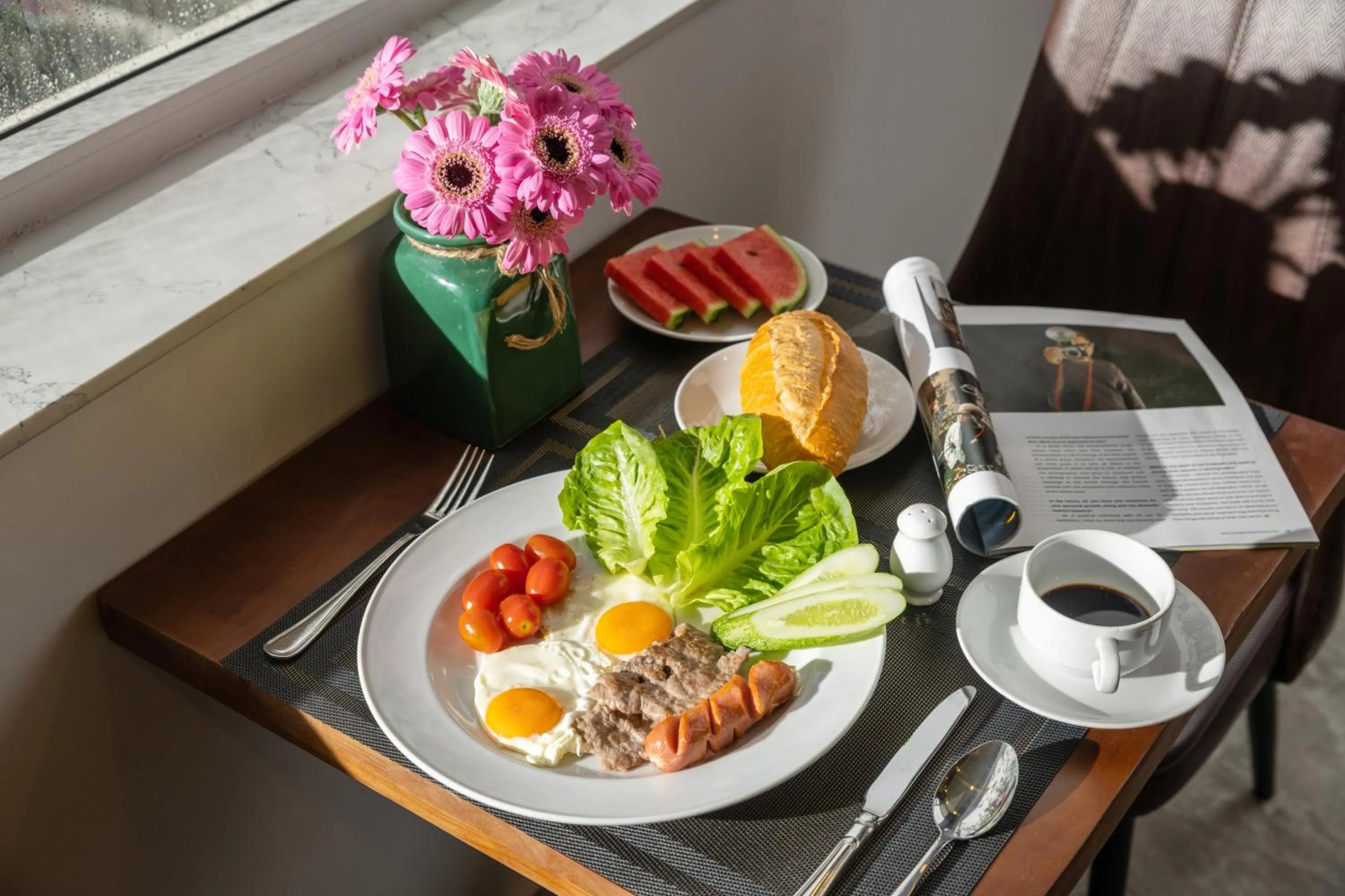 Food and drinks in Myrtle Boutique Hotel