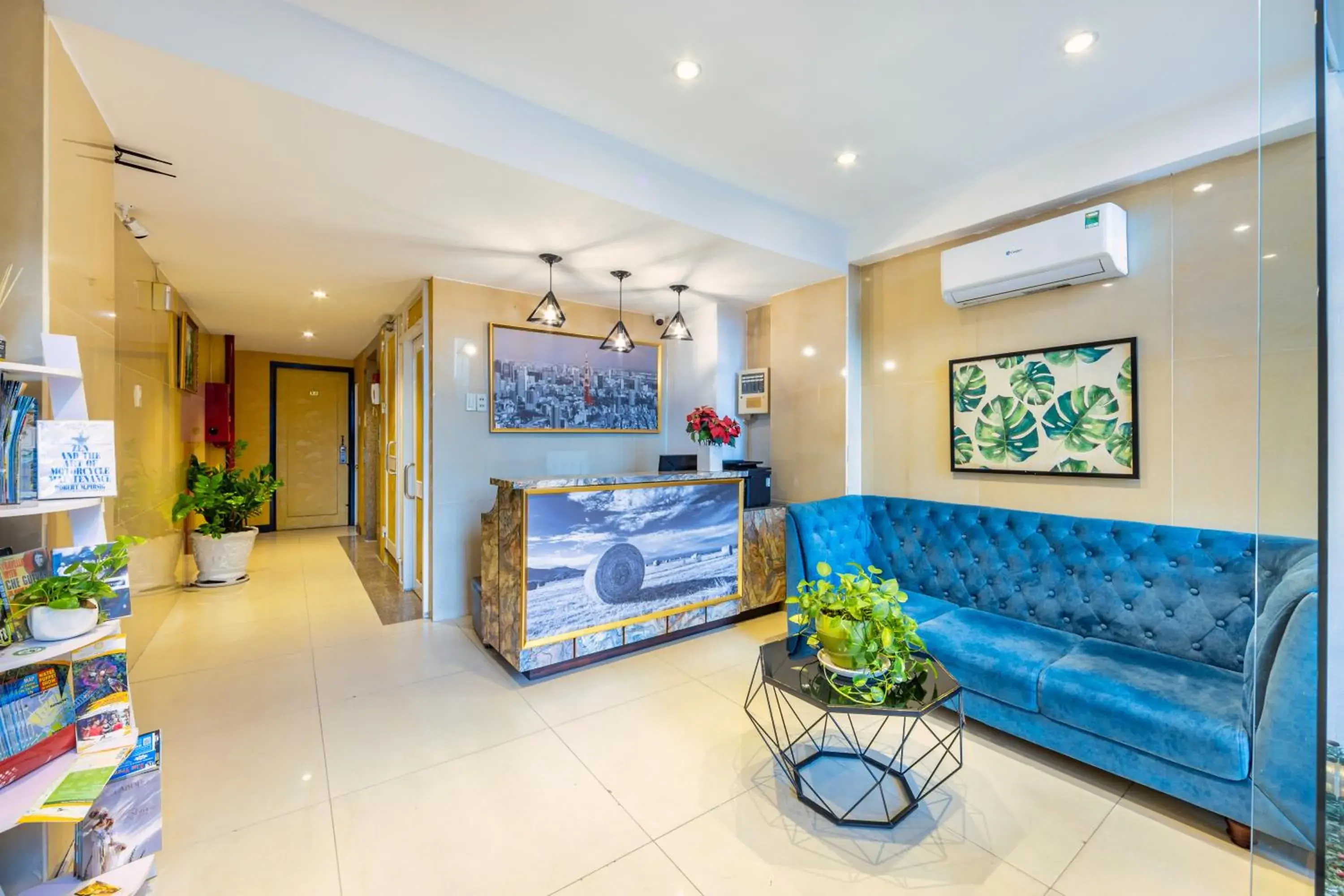 Lobby or reception in The Noble Swan Central Dong Du Hotel Lobby or reception in The Noble Swan Central Dong Du Hotel