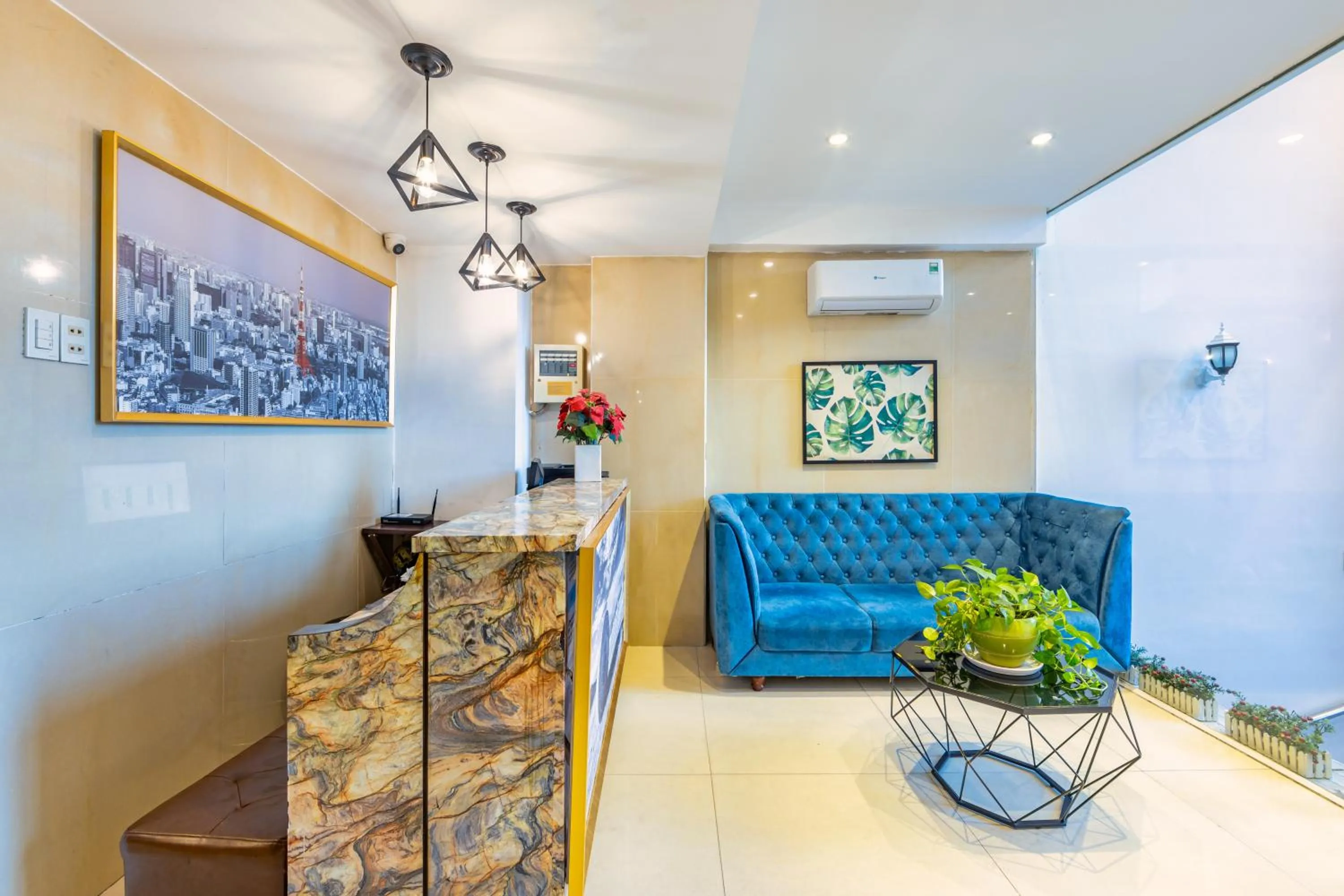 Lobby or reception in The Noble Swan Central Dong Du Hotel