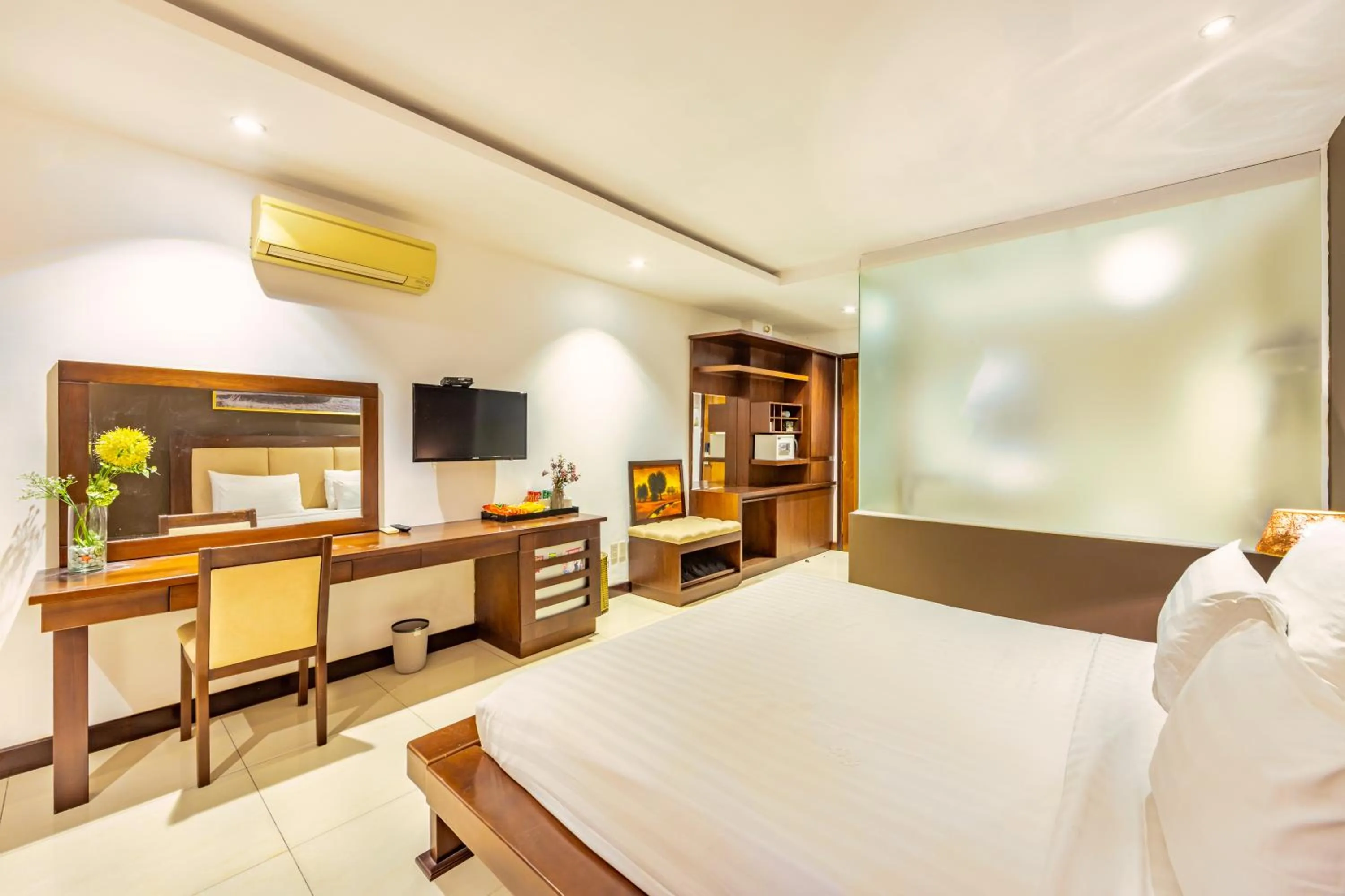 Seating area in The Noble Swan Central Dong Du Hotel