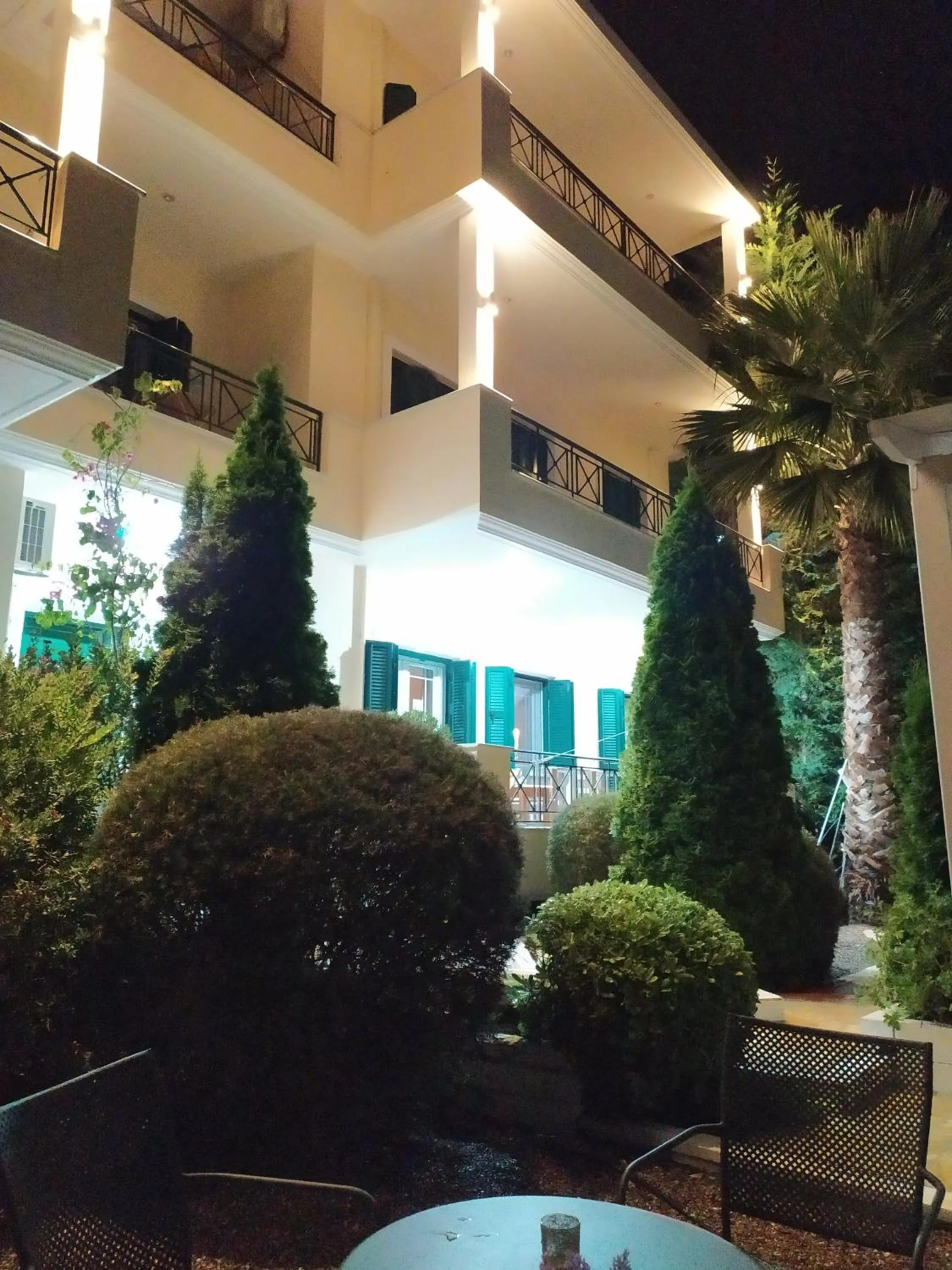 Garden view in Katsenos studios