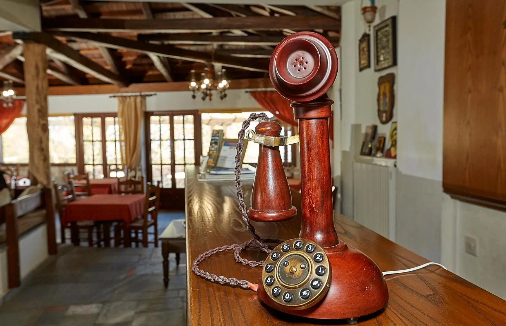 Living room in Hotel Atrapos