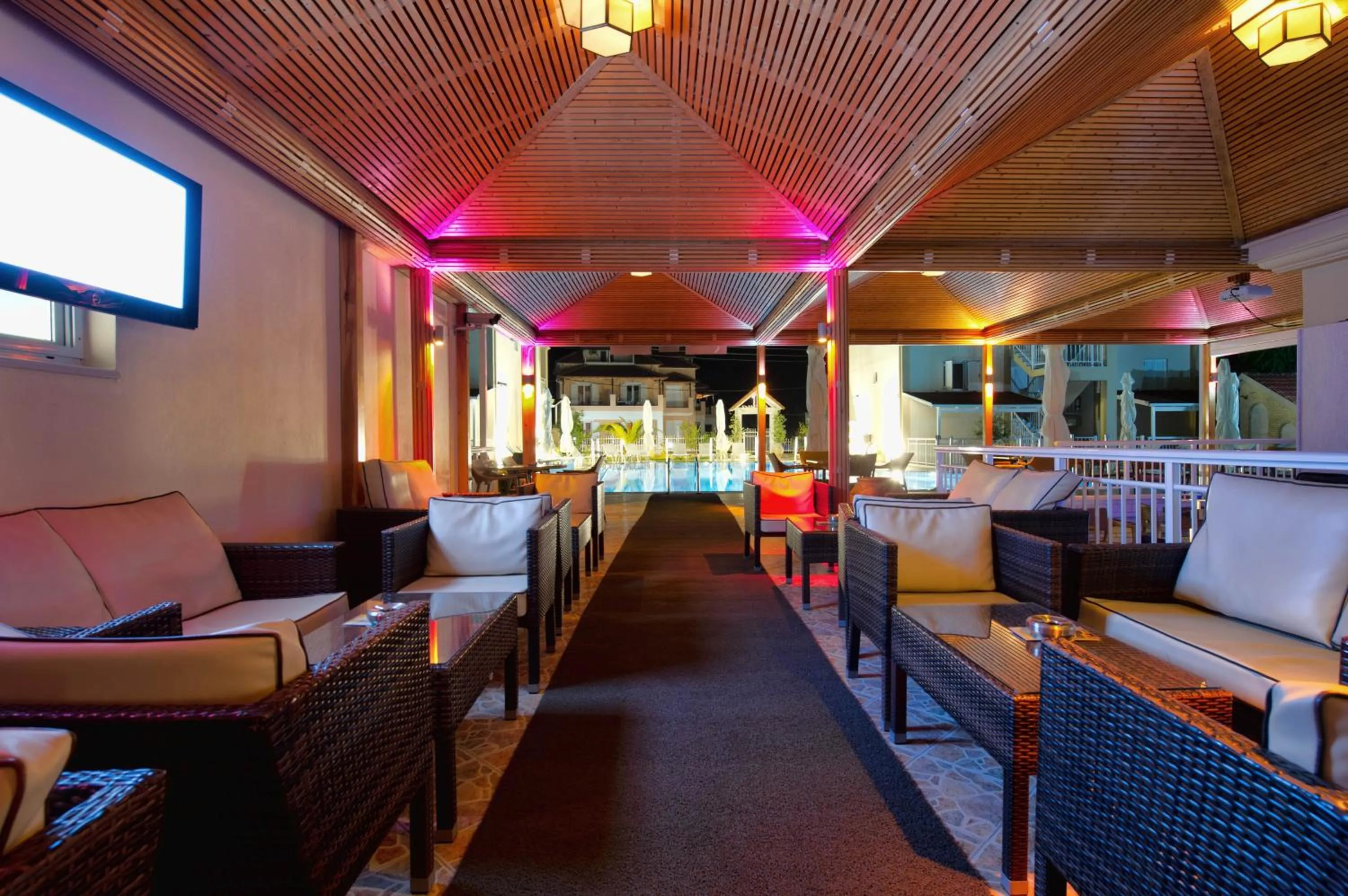 Seating area in Elena Hotel