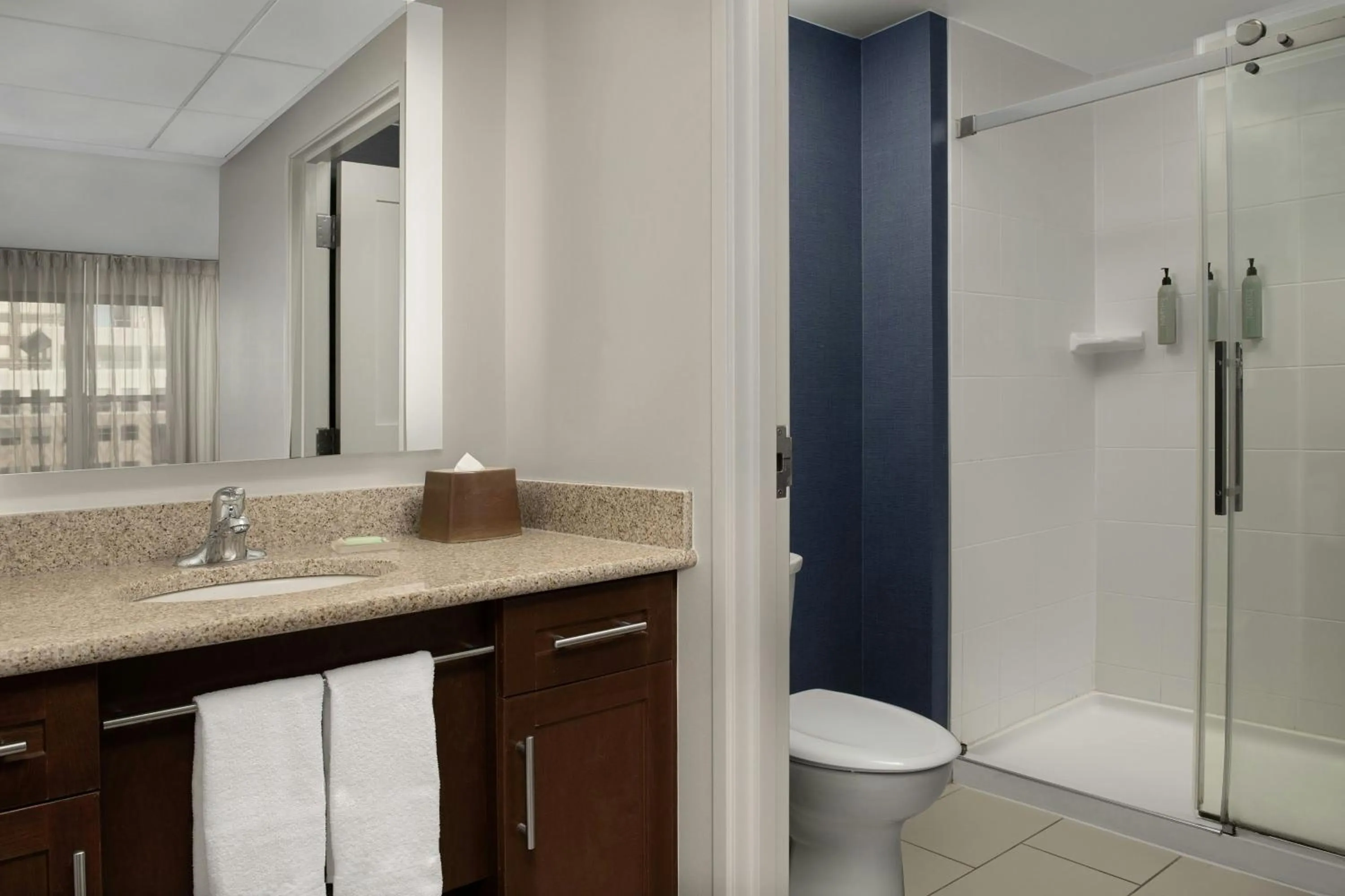 Bathroom in Residence Inn by Marriott Syracuse Downtown at Armory Square