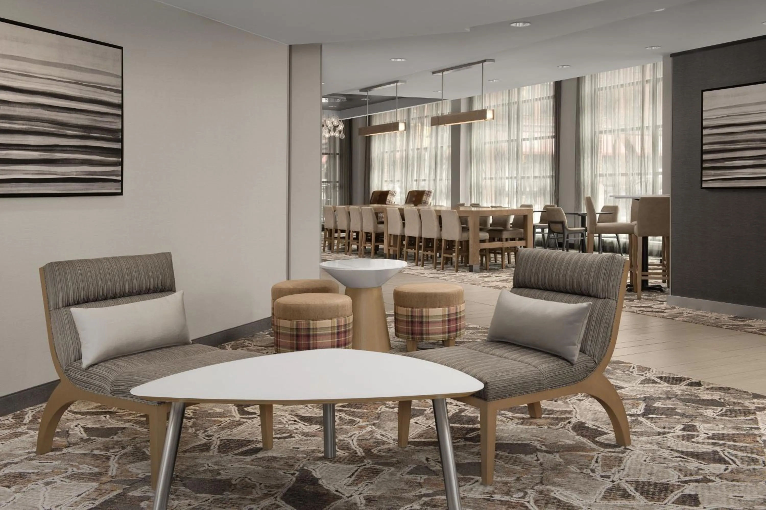 Lobby or reception in Residence Inn by Marriott Syracuse Downtown at Armory Square