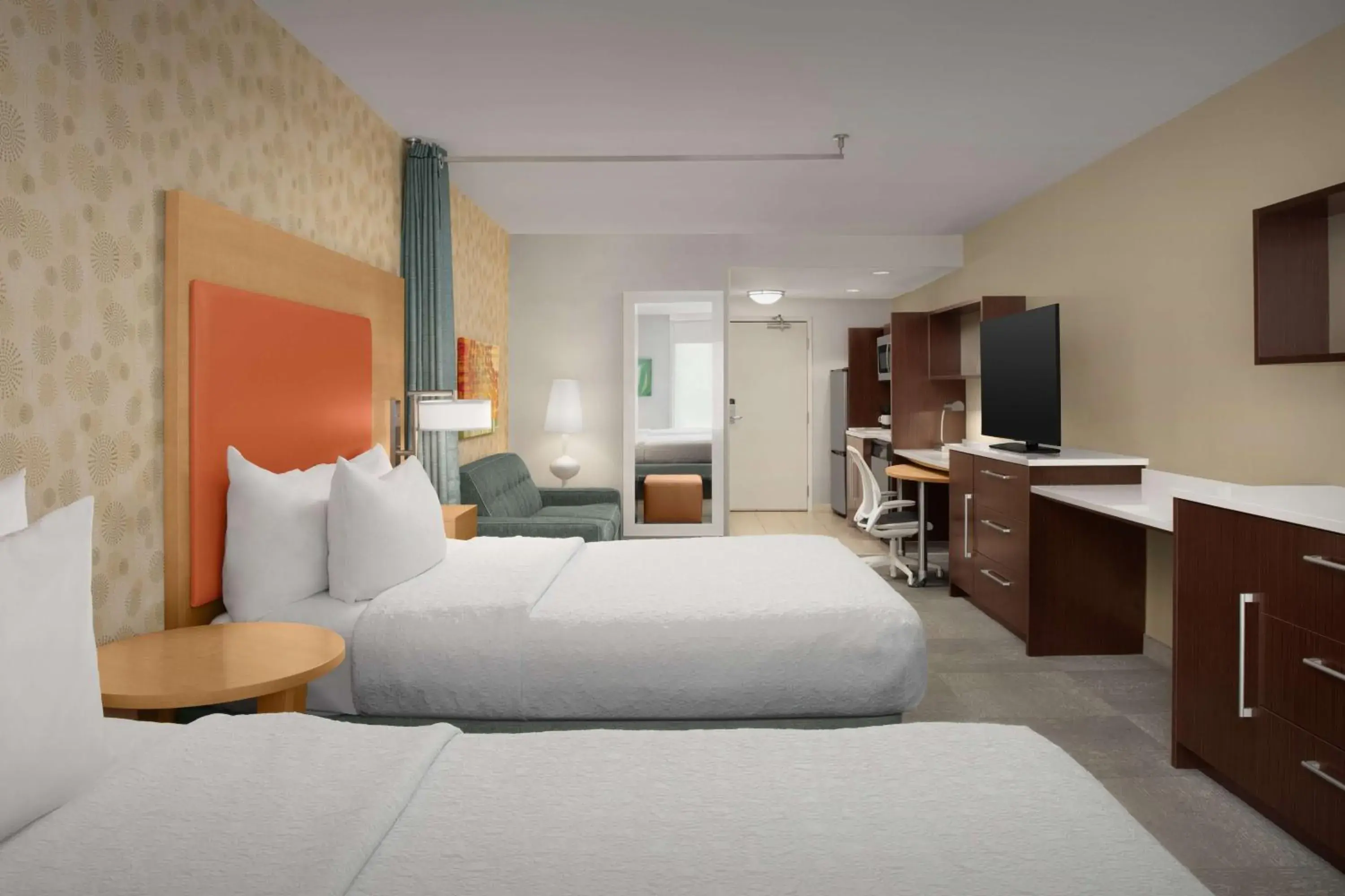 Studio Suite with Two Queen Beds - Hearing Access/Non-Smoking in Home2 Suites by Hilton Baltimore/White Marsh Studio Suite with Two Queen Beds - Hearing Access/Non-Smoking in Home2 Suites by Hilton Baltimore/White Marsh