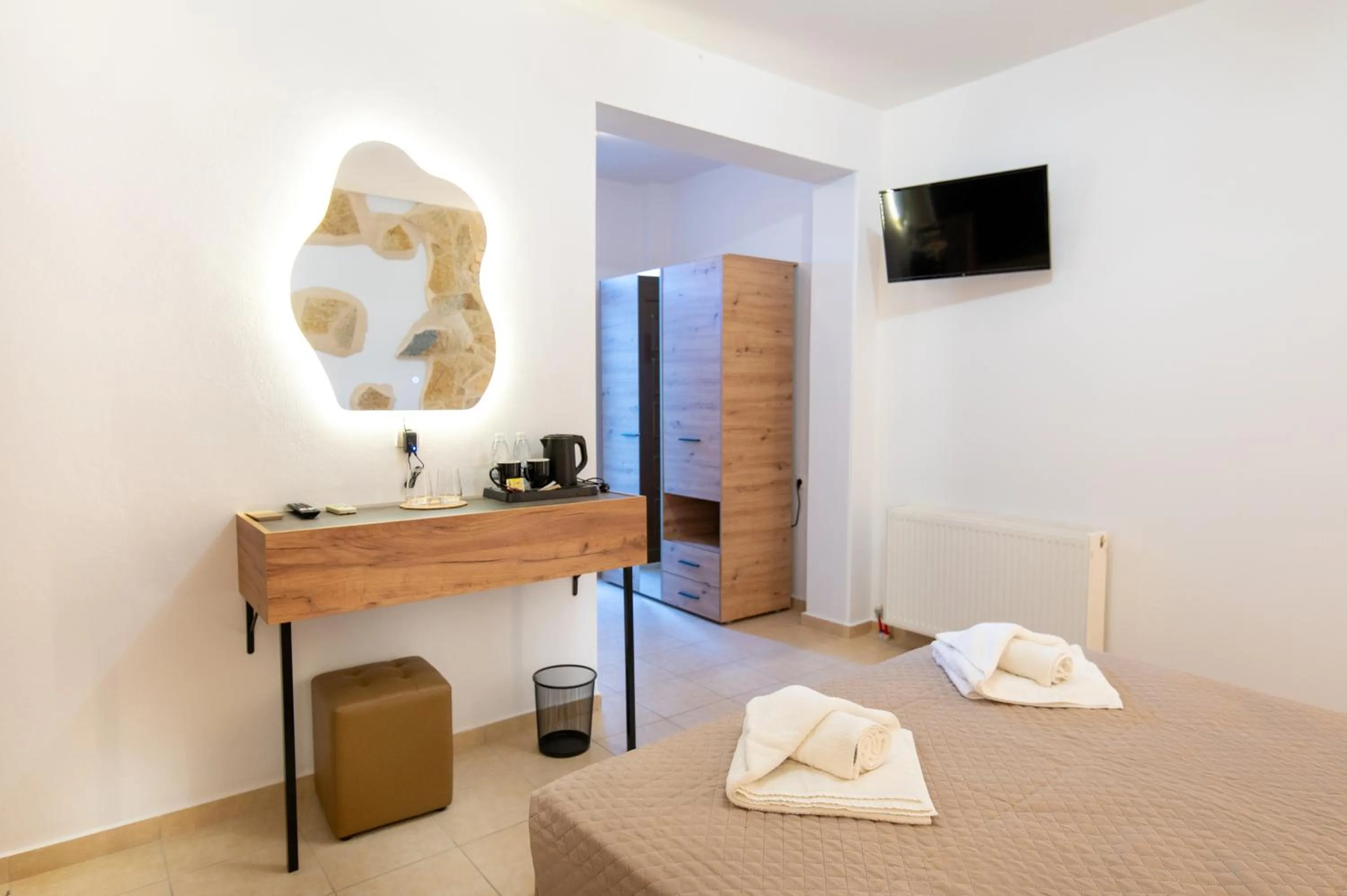 Bedroom in Villa Gereoudis SeaView Apartments-Pool & Bar