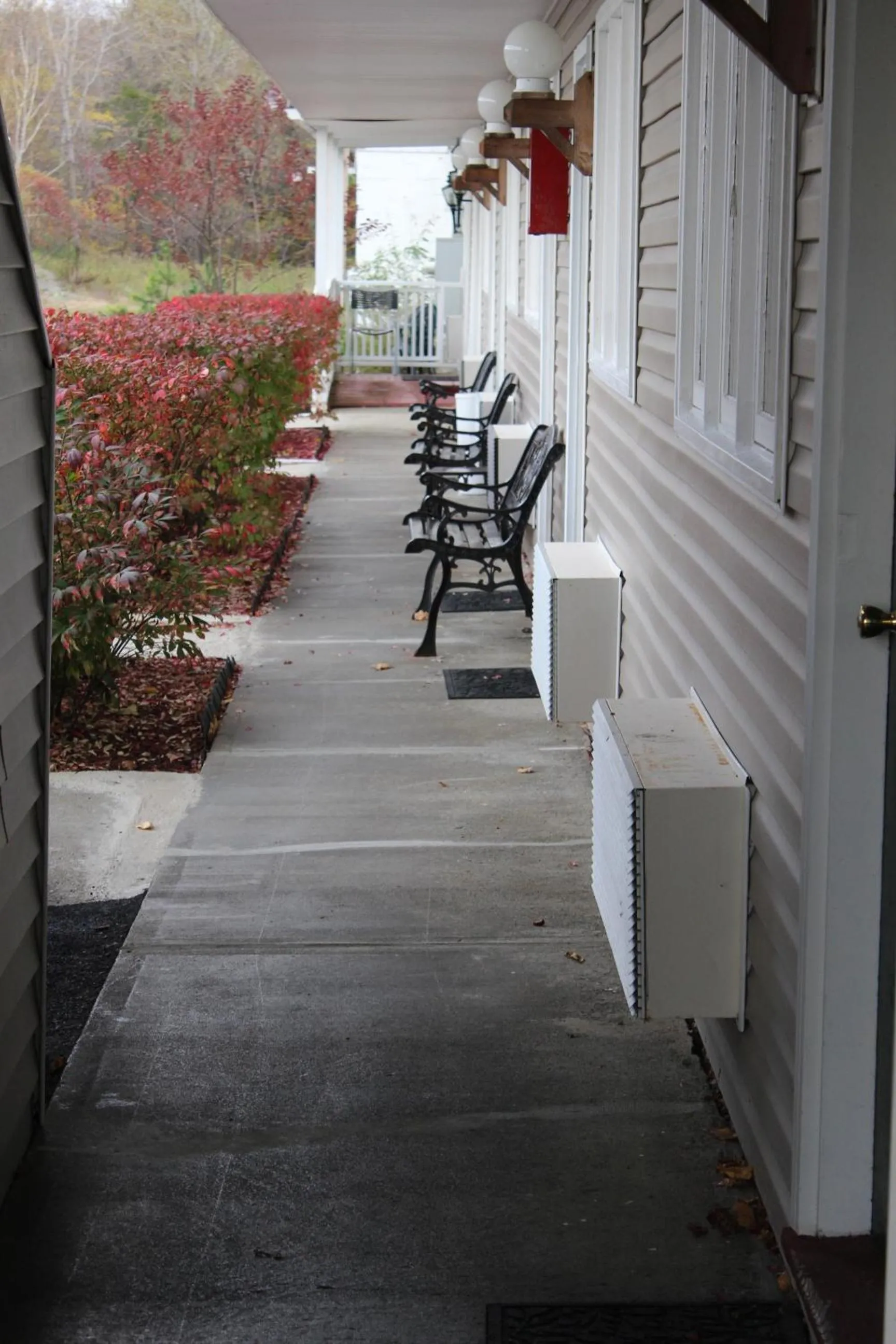 Patio in Berkshire Travel Lodge