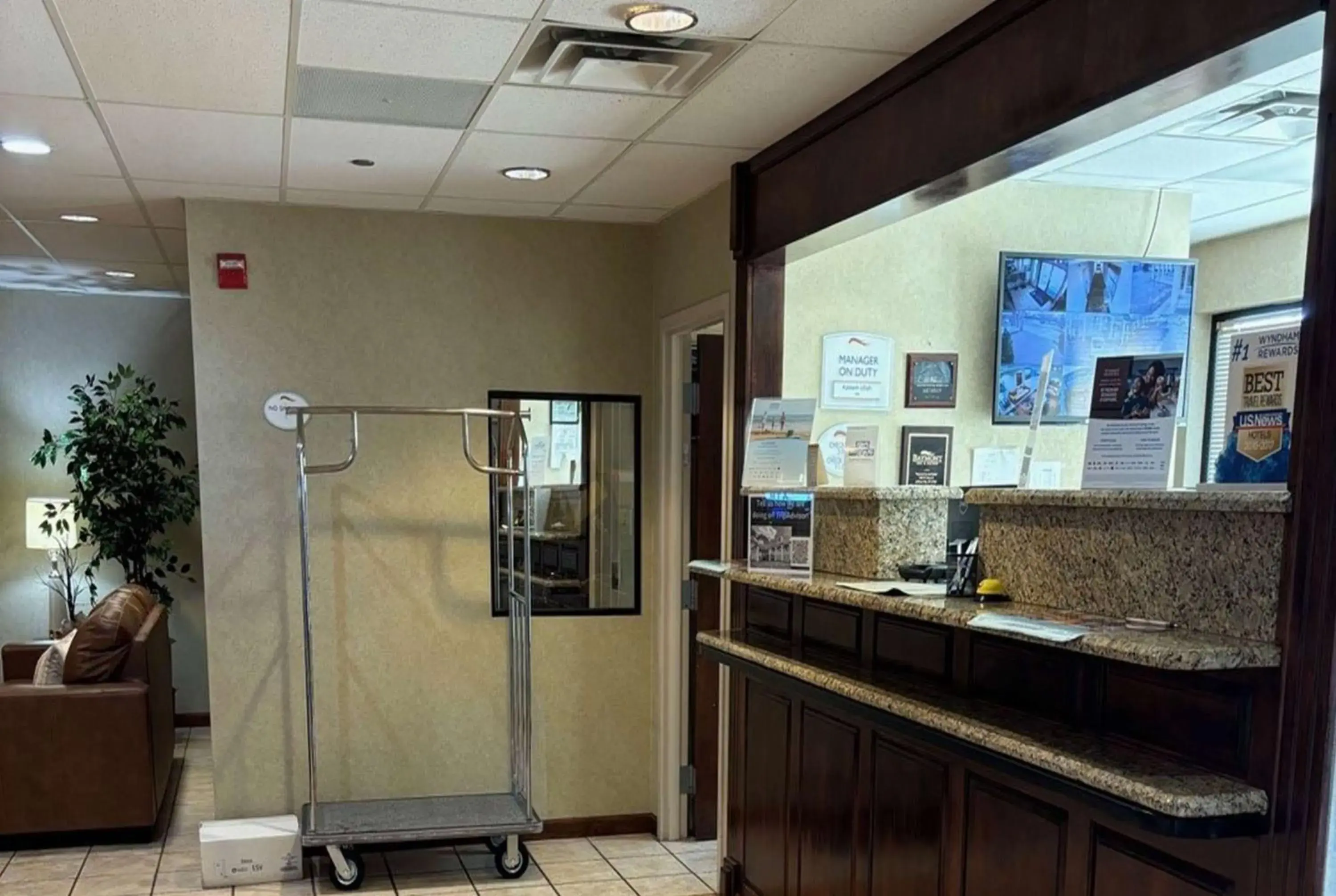 Lobby or reception in Baymont by Wyndham Johnson City Lobby or reception in Baymont by Wyndham Johnson City