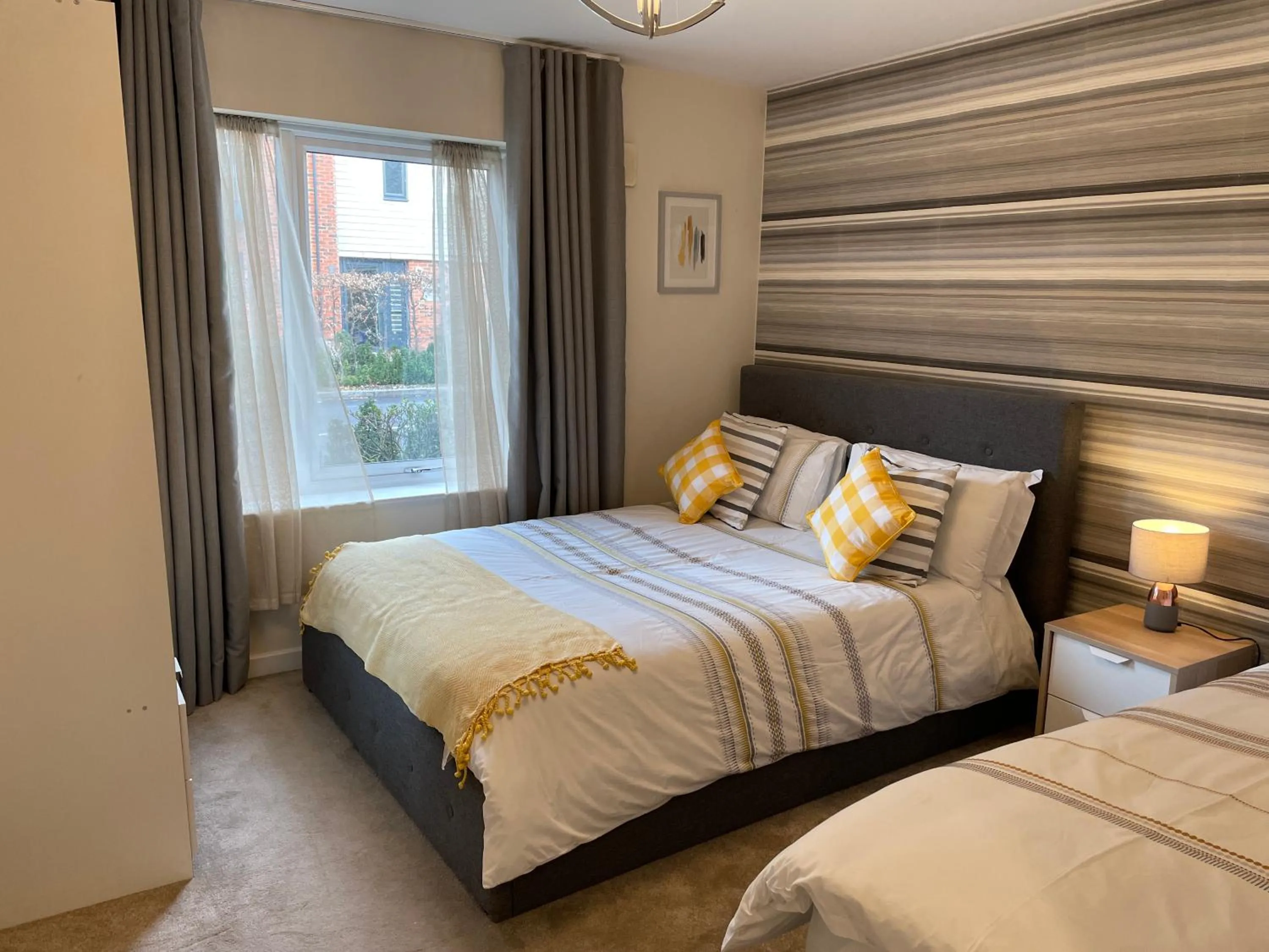 Bedroom, Bed in Fortified Luxury Apartment