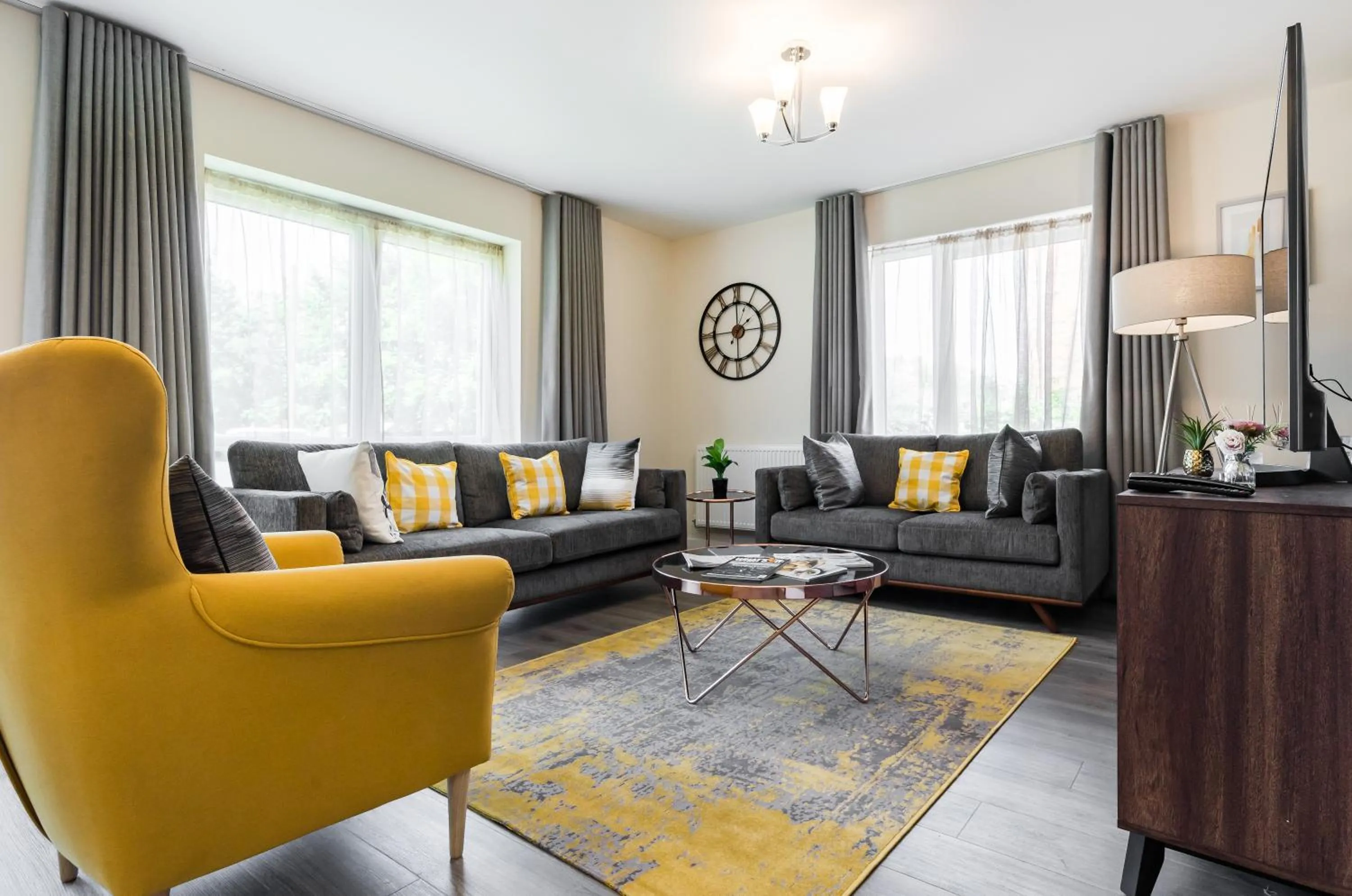 Living room in Fortified Luxury Apartment