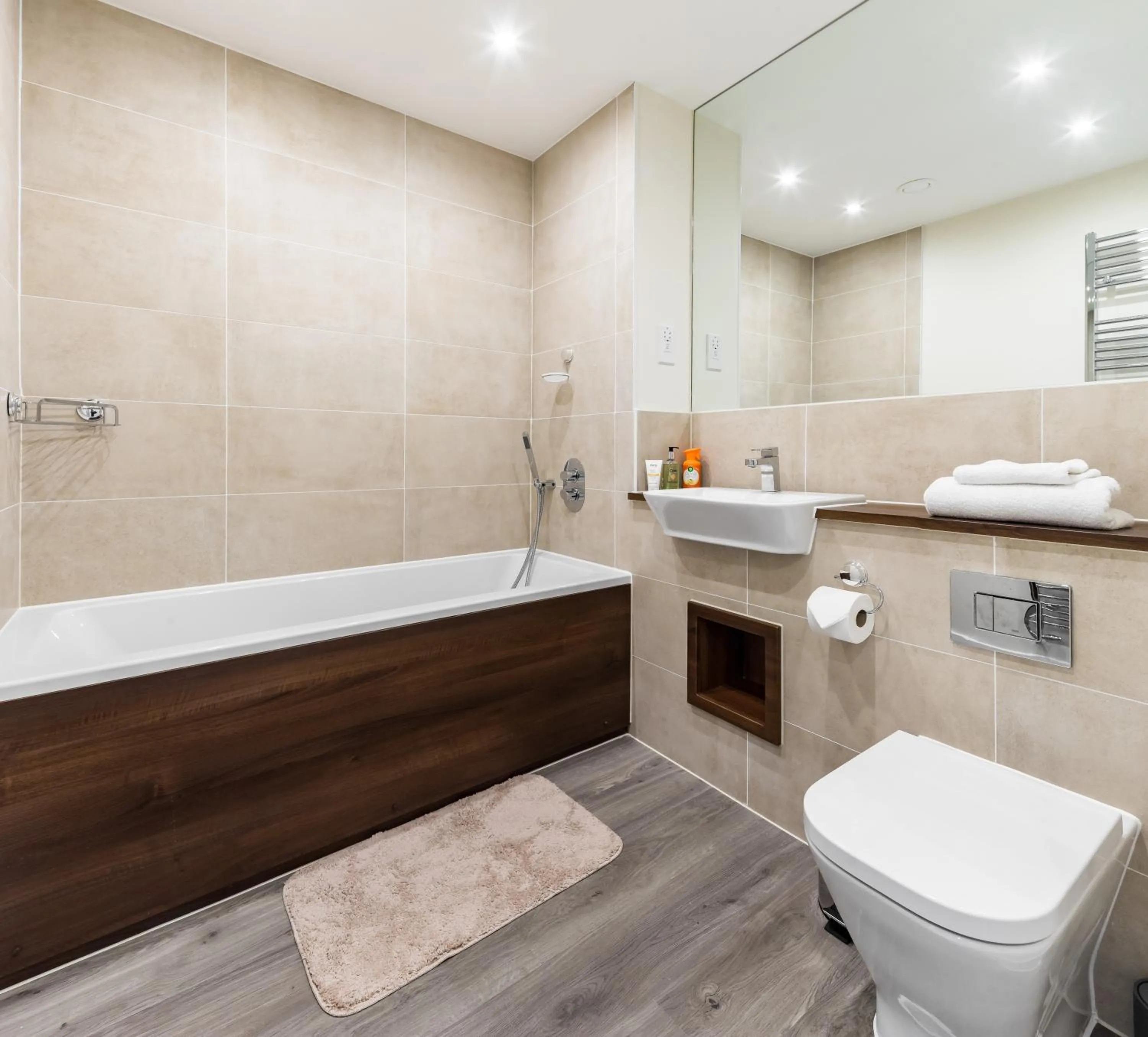 Bathroom in Fortified Luxury Apartment