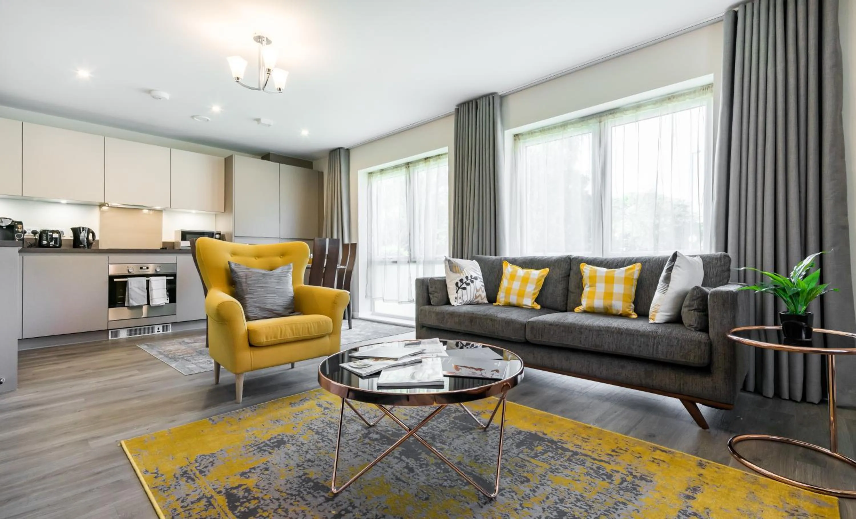 Living room in Fortified Luxury Apartment