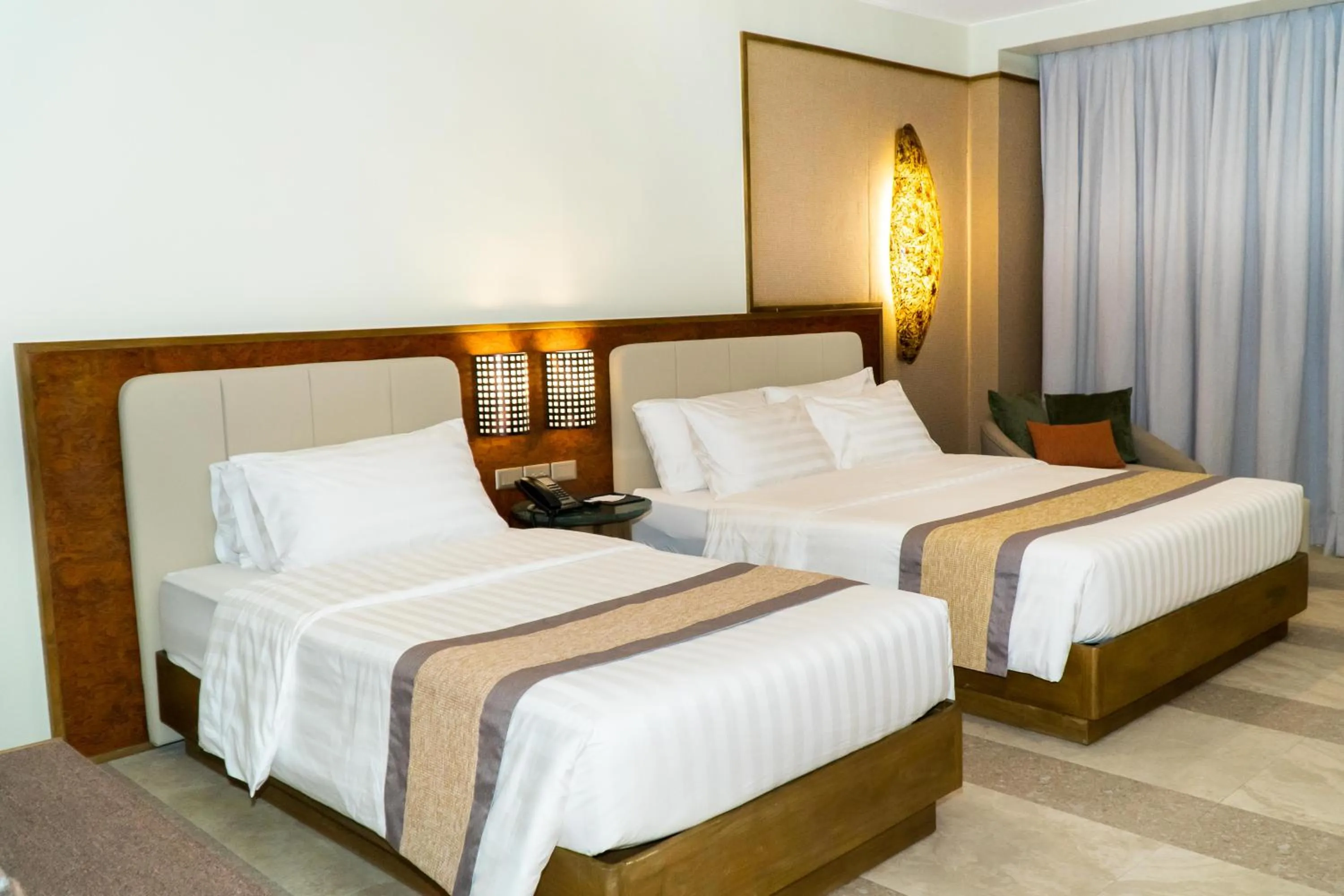 Bed in Coron Westown Resort