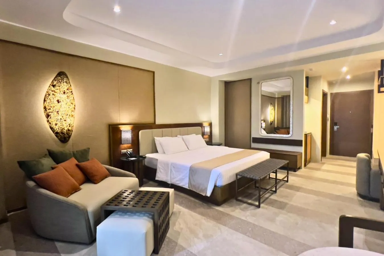 Bed in Coron Westown Resort