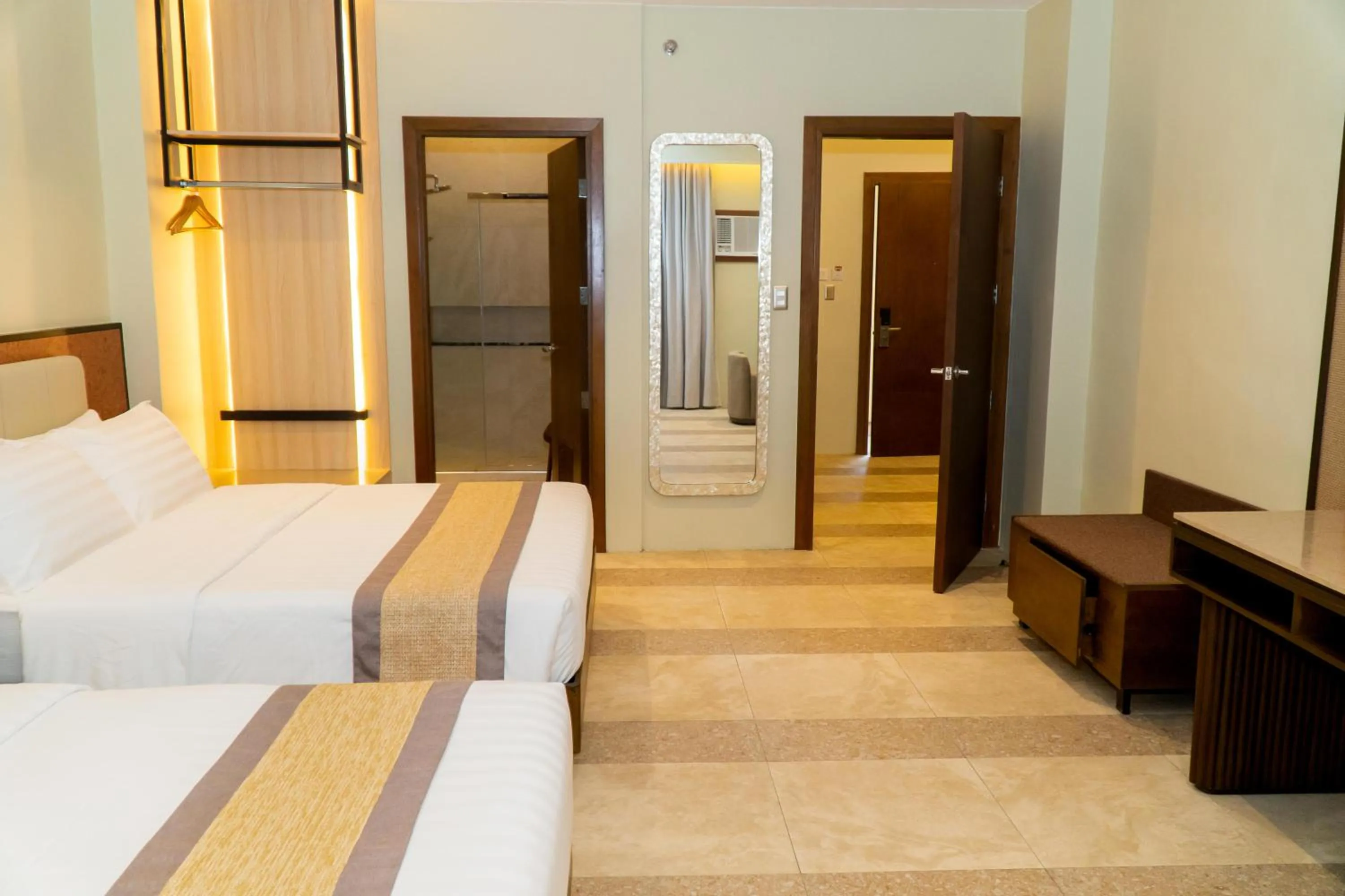 Bed in Coron Westown Resort